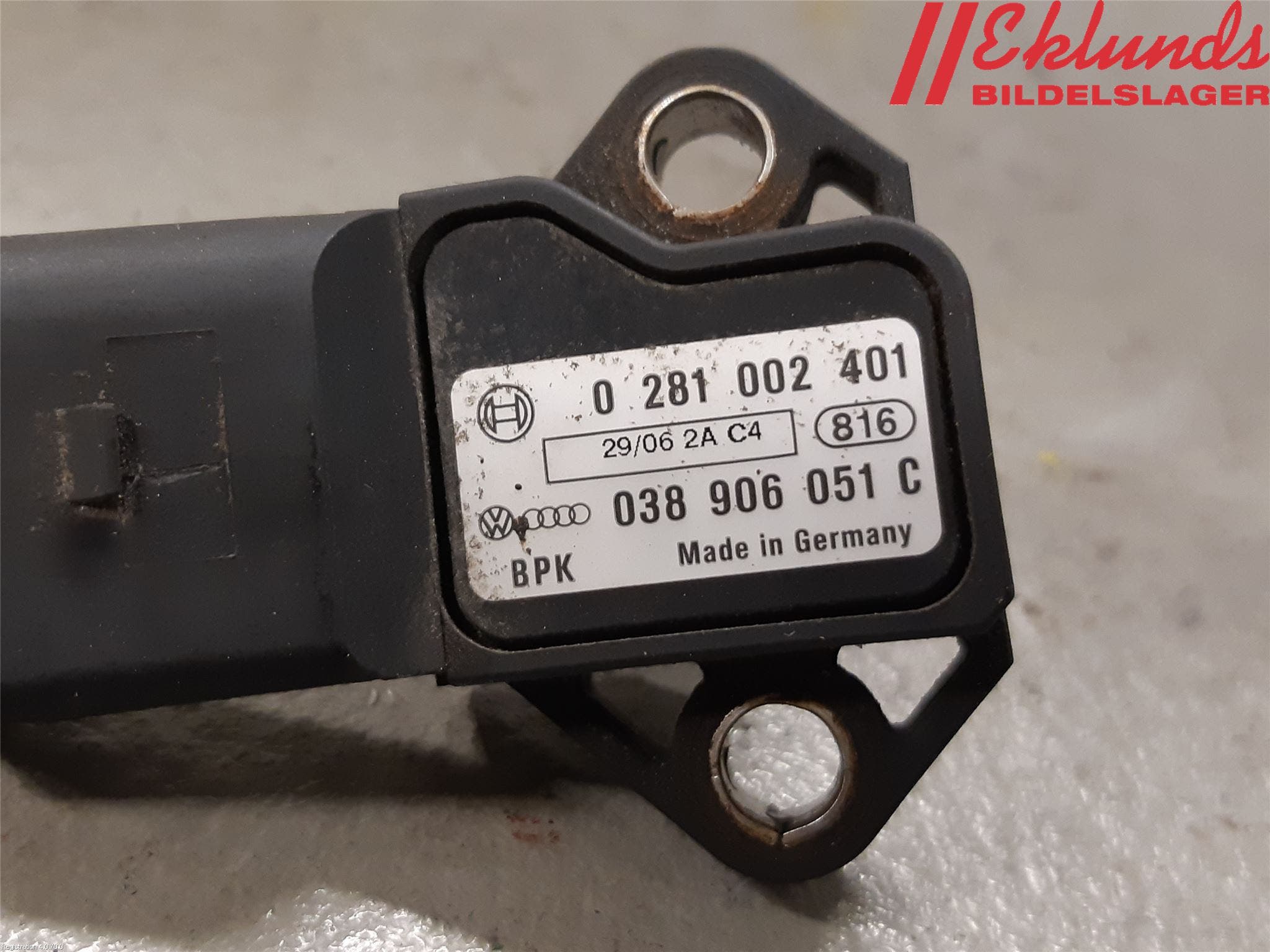 Volkswagen VW TRANSP/CARAVELLE (T5) 04-15 Givare Laddluftstryck