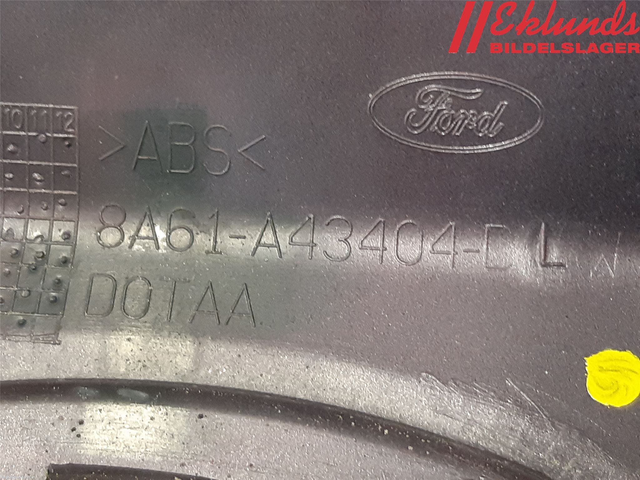 Ford FIESTA 13-17 Bakluckehandtag