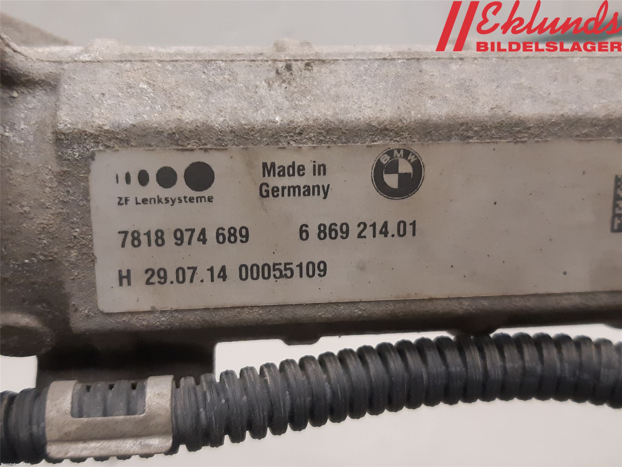 BMW 5 F10/F11/F18 09-17 Styrväxel-Snäcka Elektrisk