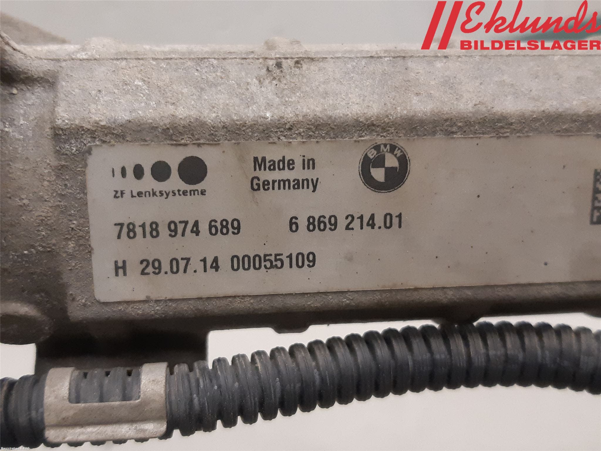 BMW 5 F10/F11/F18 09-17 Styrväxel-Snäcka Elektrisk