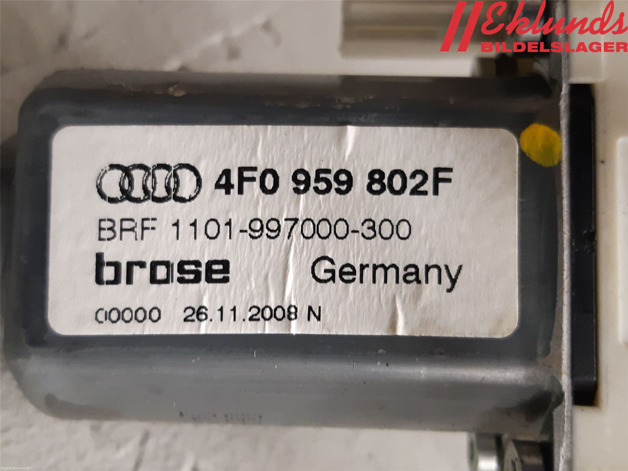 Audi A6/S6     05-11 Fönsterhiss El Kompl