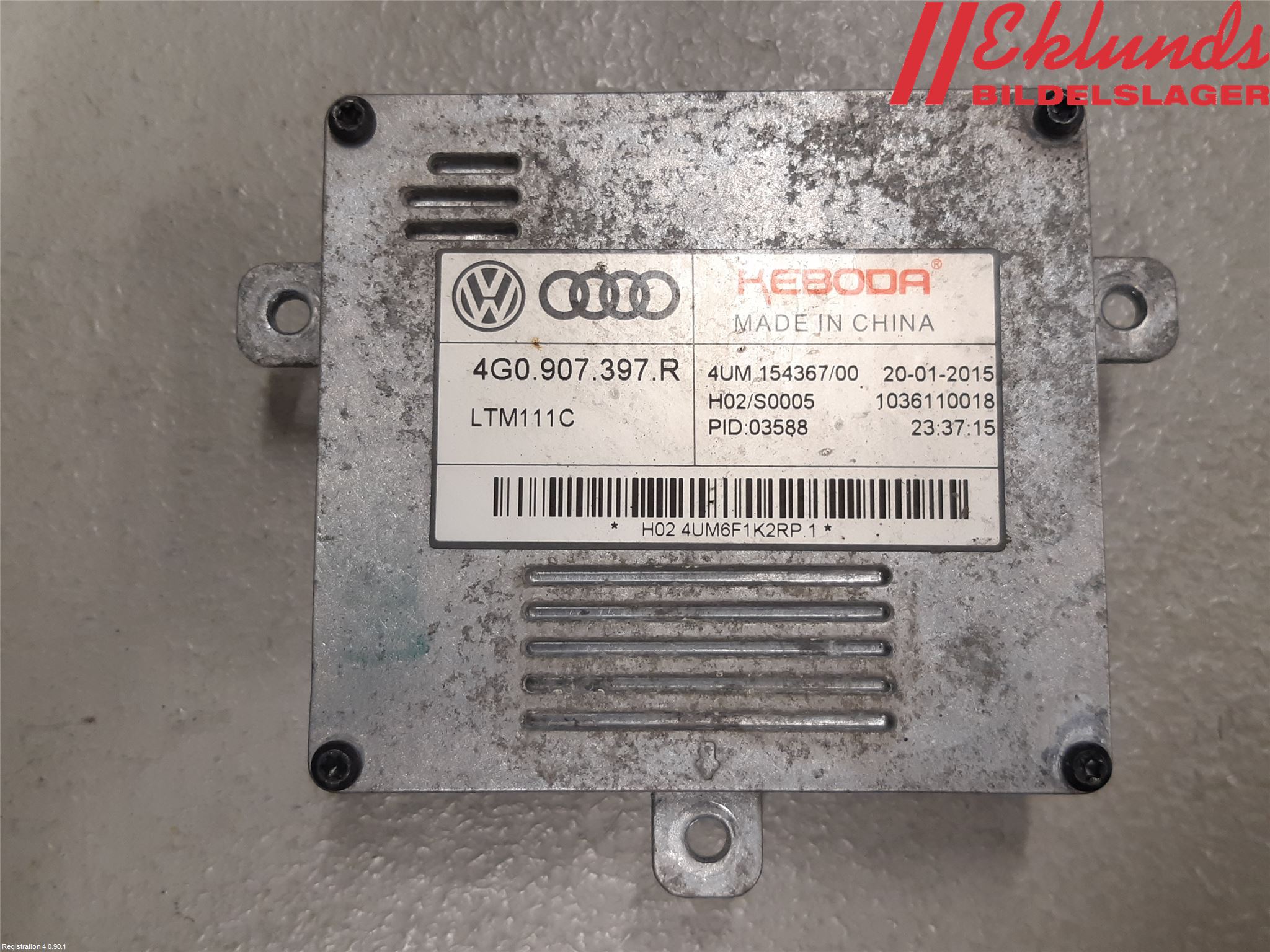 Audi A6/S6 4G 11-18 Styrenhet Strålkastare