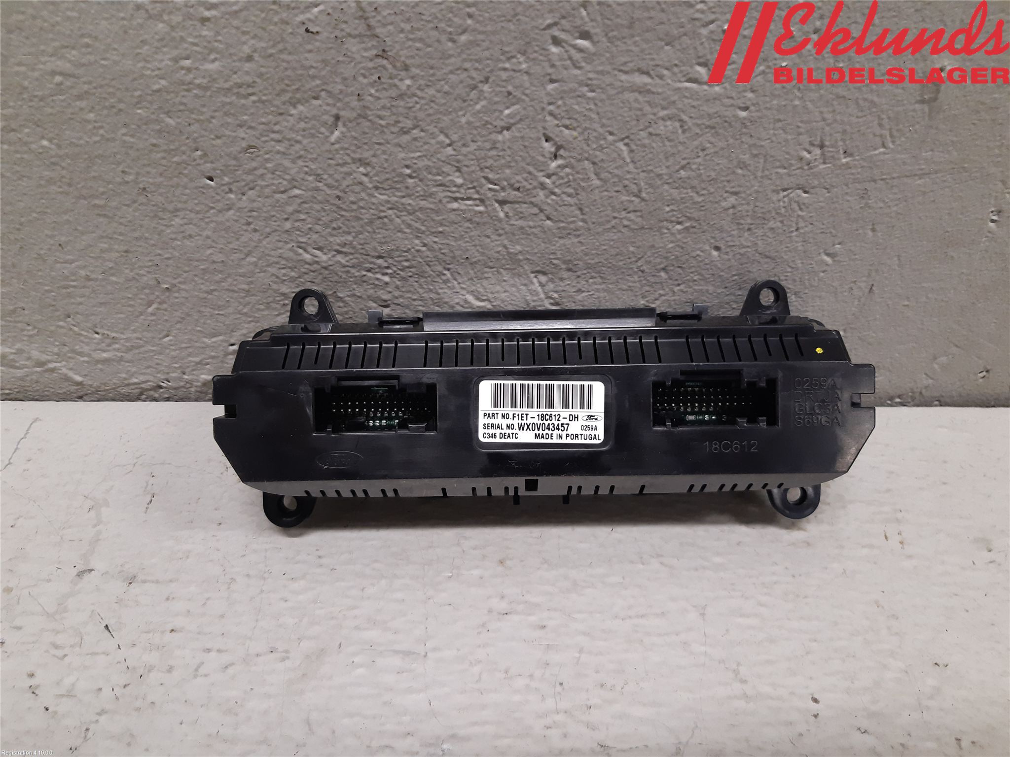 Ford FOCUS 15-18 Ac Styrenhet Ac Manöveren