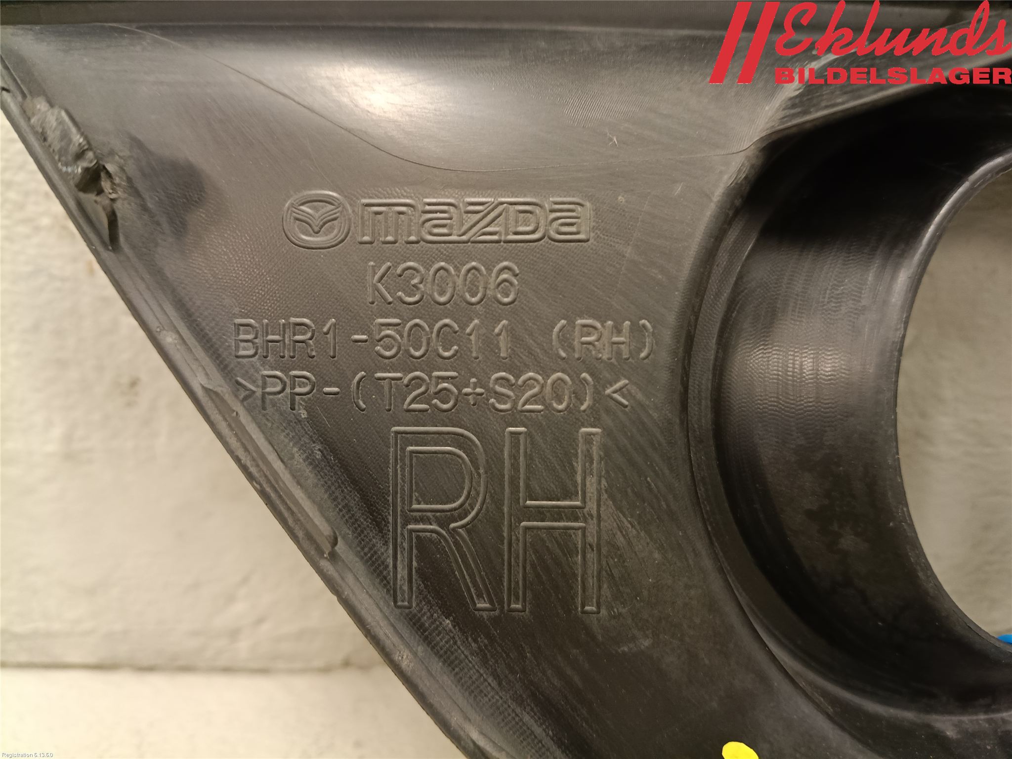 Mazda 3 III 14-19 Dimljussarg Fram