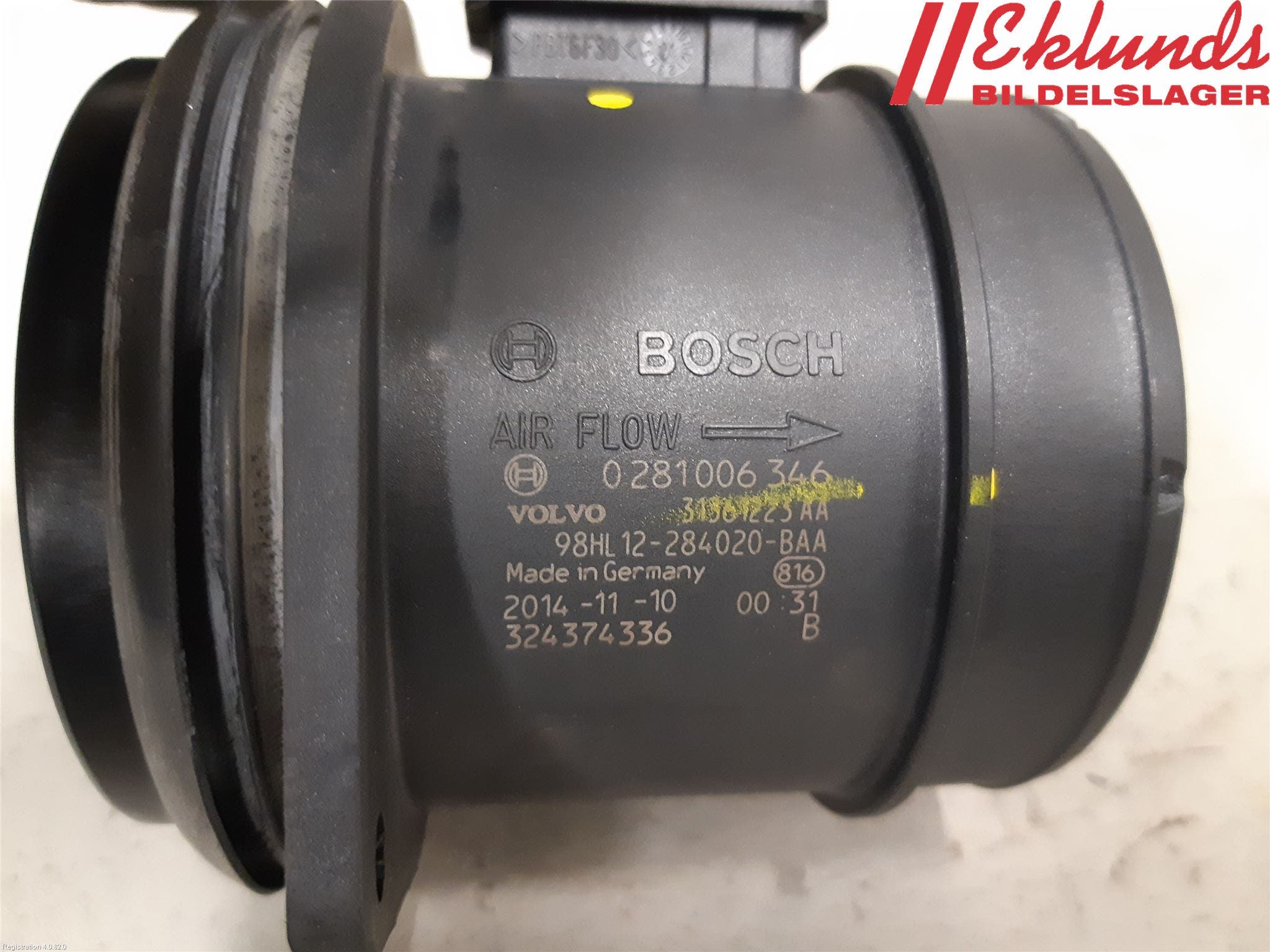 Volvo V40 12-19 Injluftmassamätare