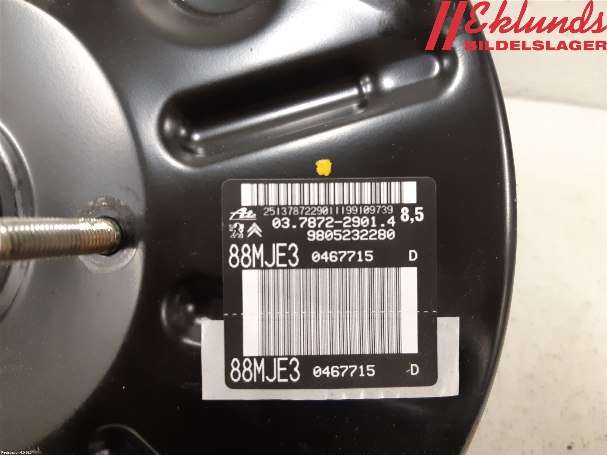 Peugeot EXPERT/E-EXPERT 17- Bromsservo