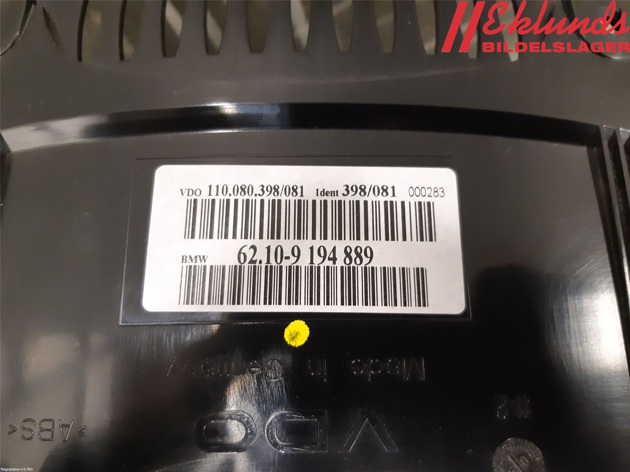 BMW 5 E60/61 Sed/Tou 02-10 Instrument Komb