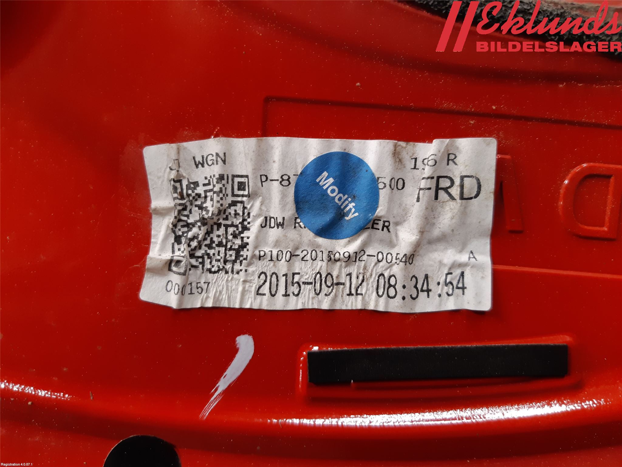 Kia CEED 12-18 Spoiler Baklucka