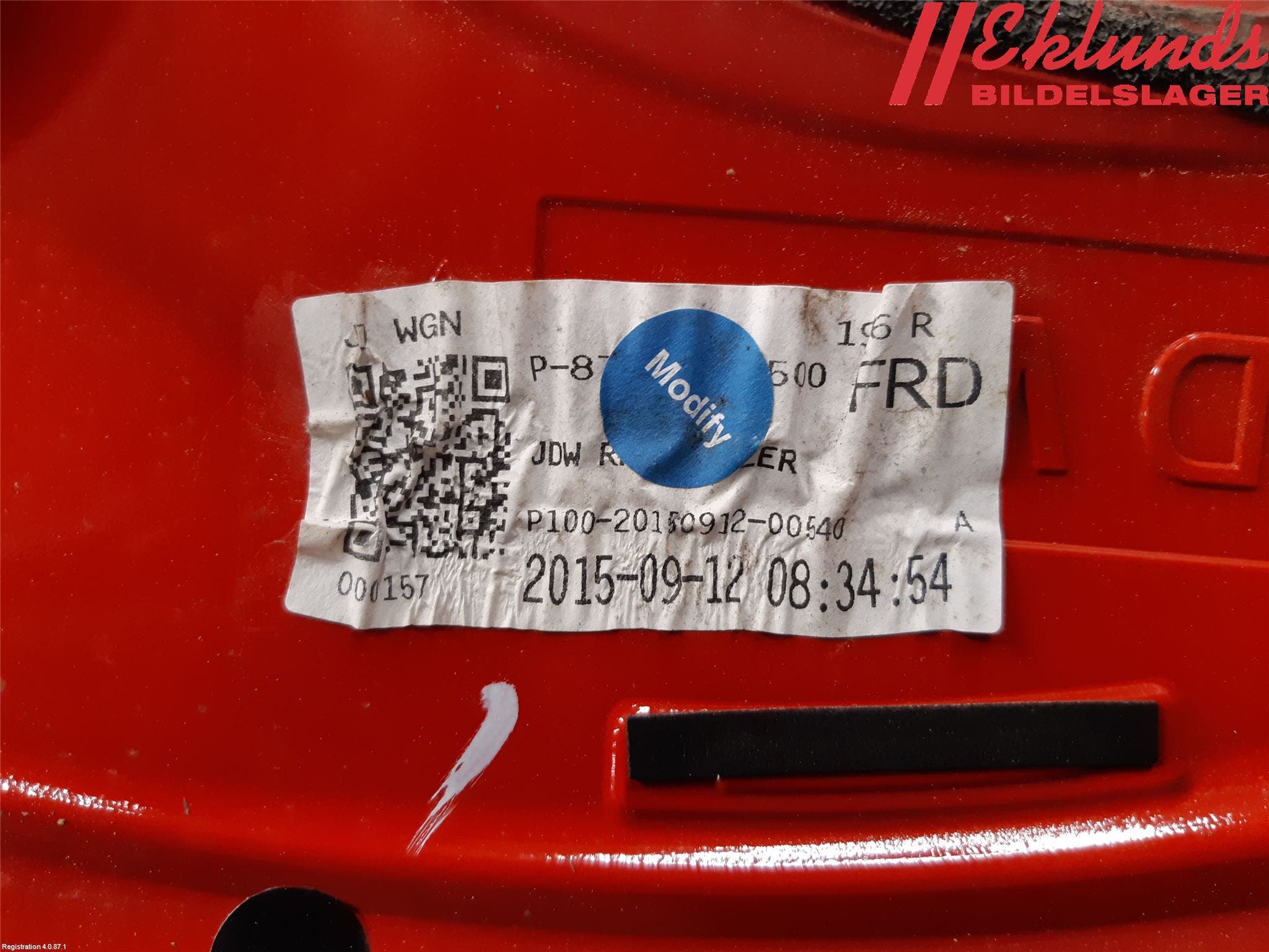 Kia CEED 12-18 Spoiler Baklucka