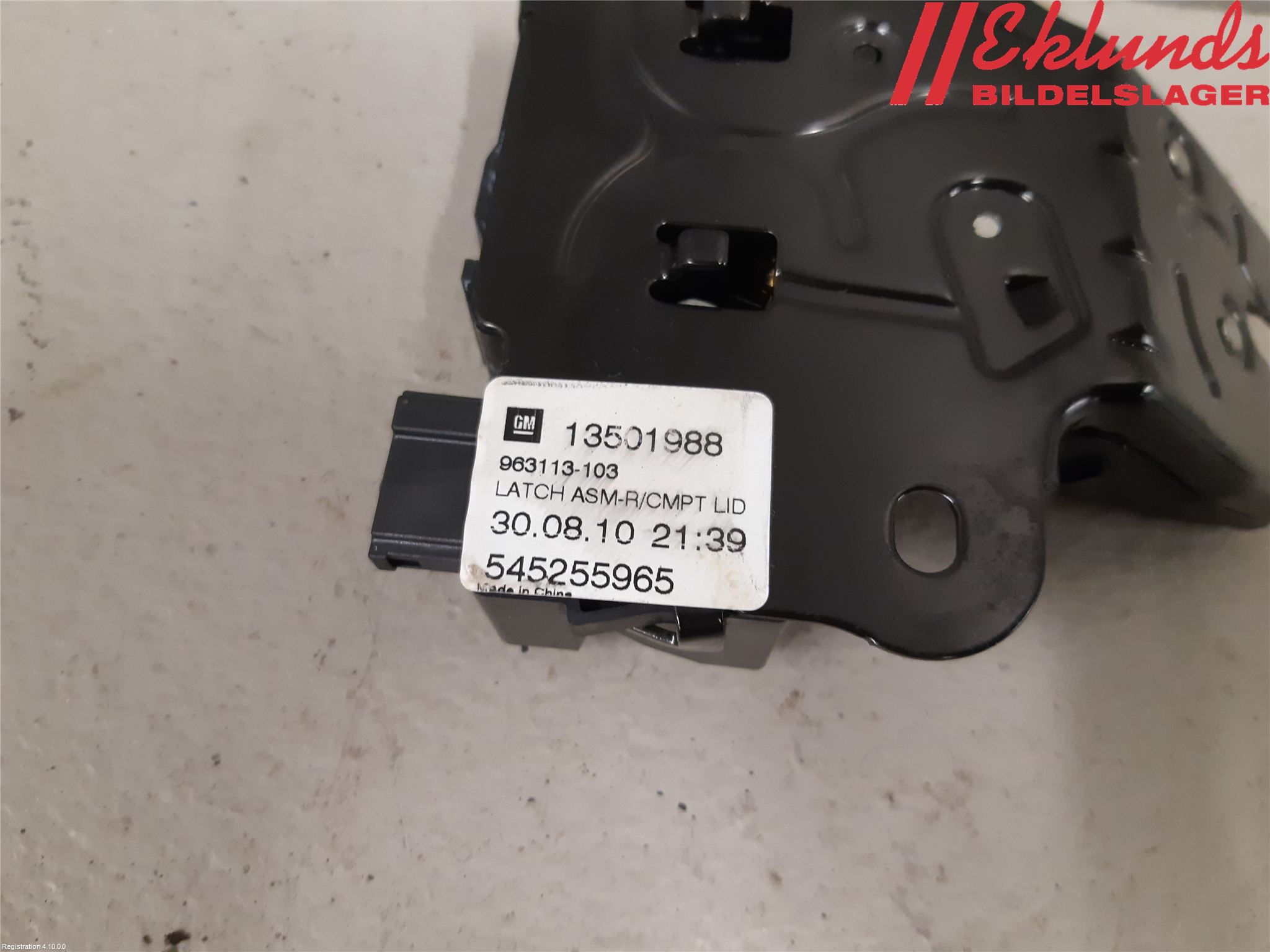 Saab 9-5 10-12 Låskista Baklucka