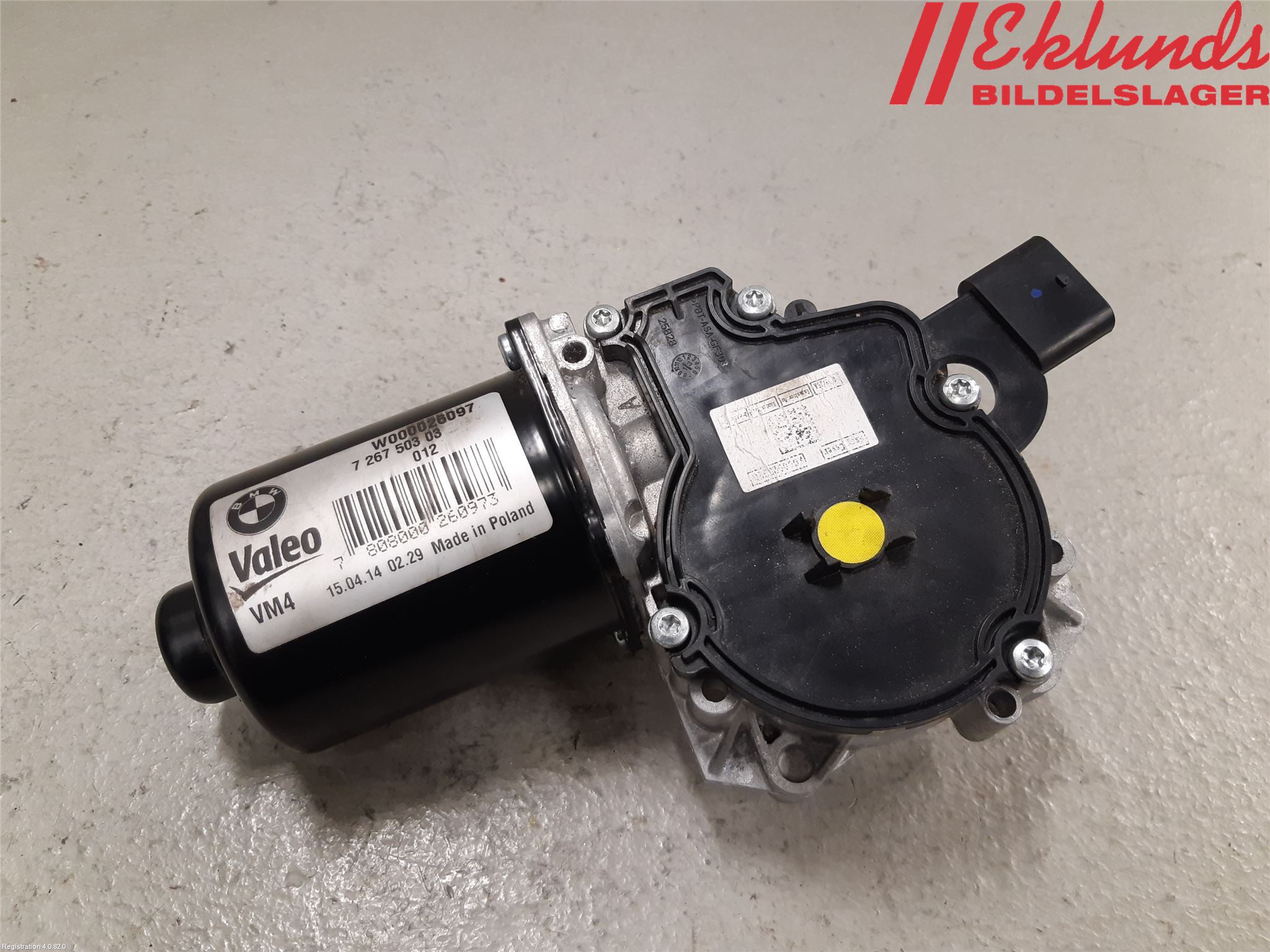 BMW 4 F32/F33/F82/F83 13-20 Torkarmotor Vindruta