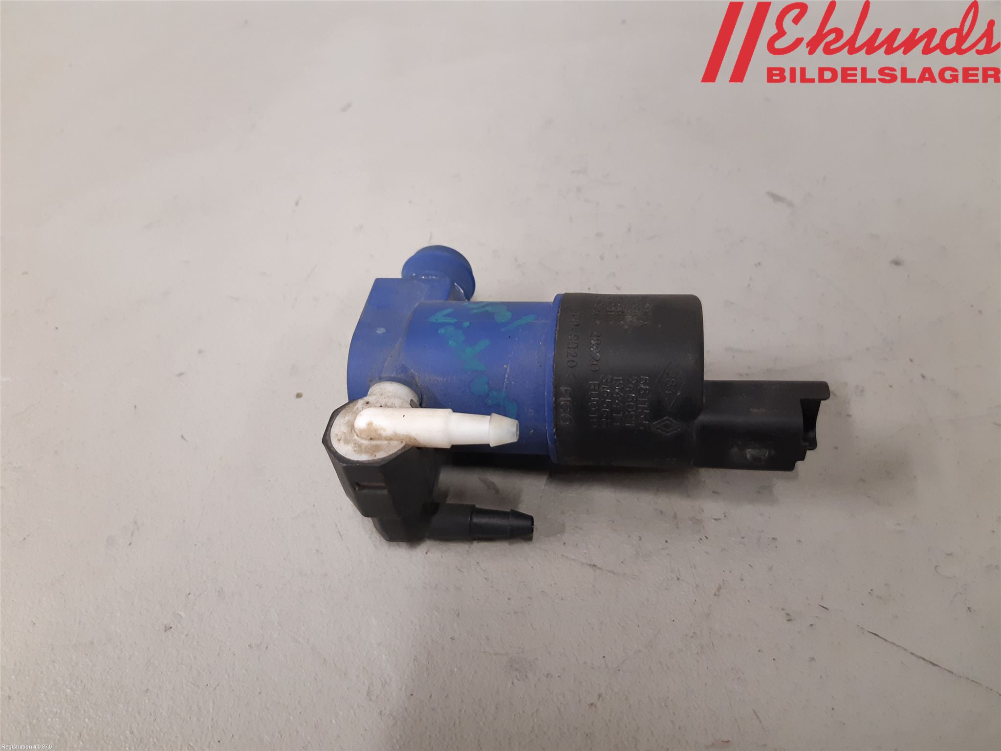 Renault CAPTUR 13-19 Spolarpump Vindruta