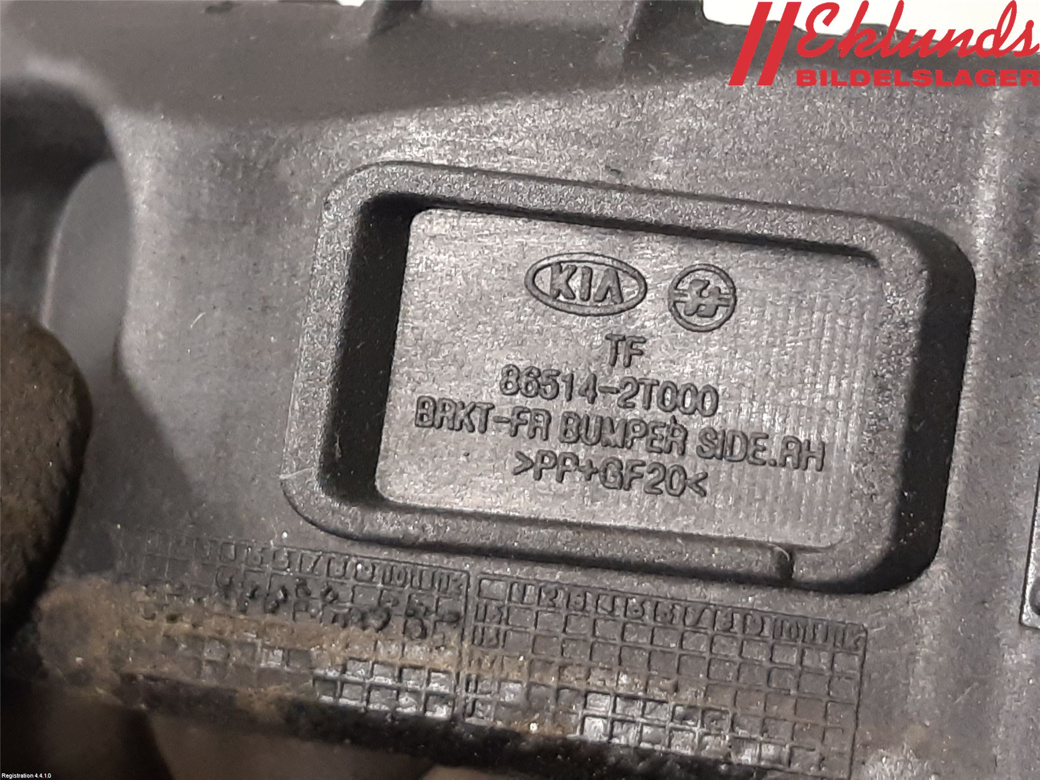 Kia OPTIMA 00-15 Stötfångarfäste Fram Hö