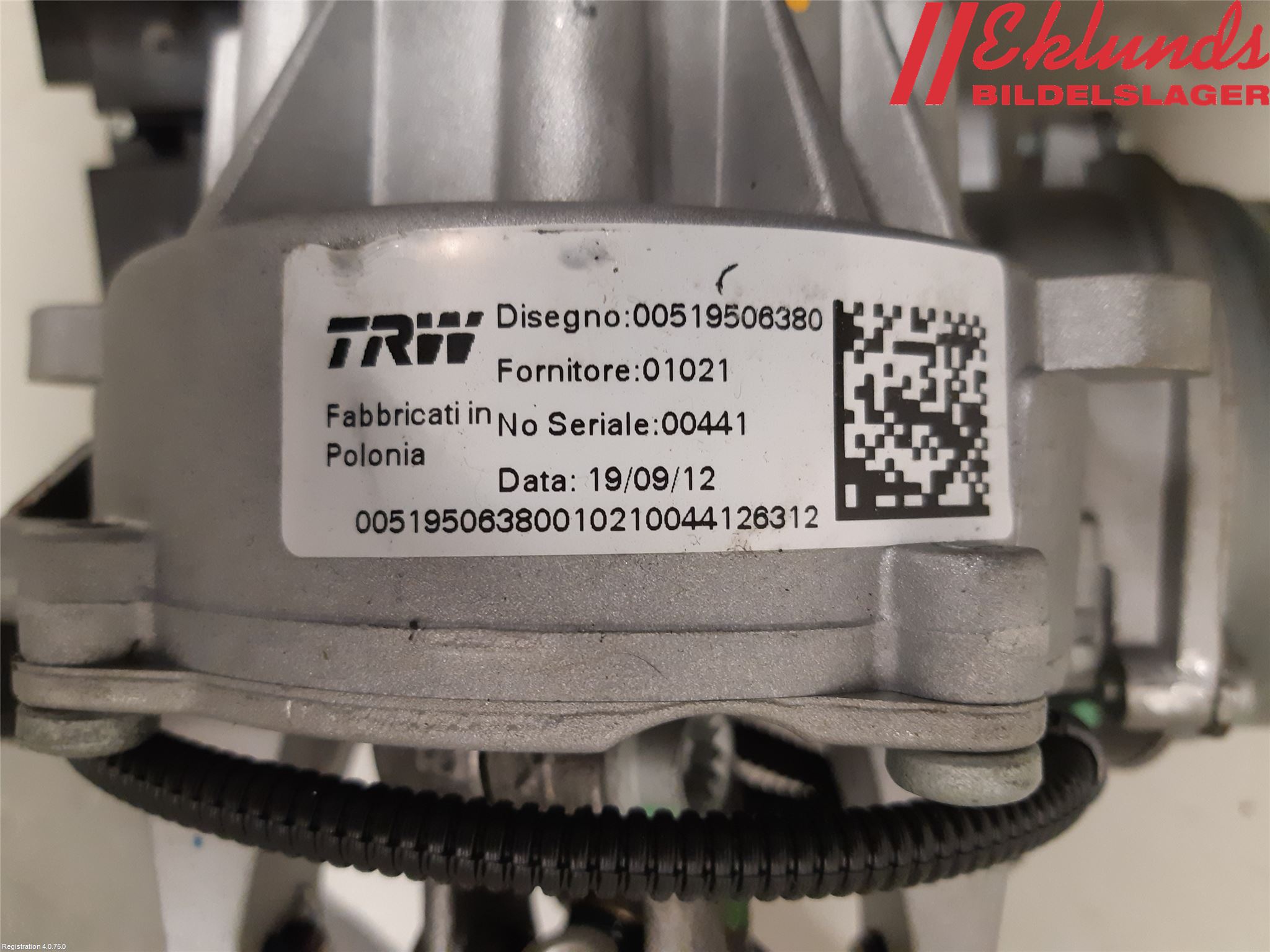 Fiat 500L 13-19 Rattaxelagg Med Inb Servo