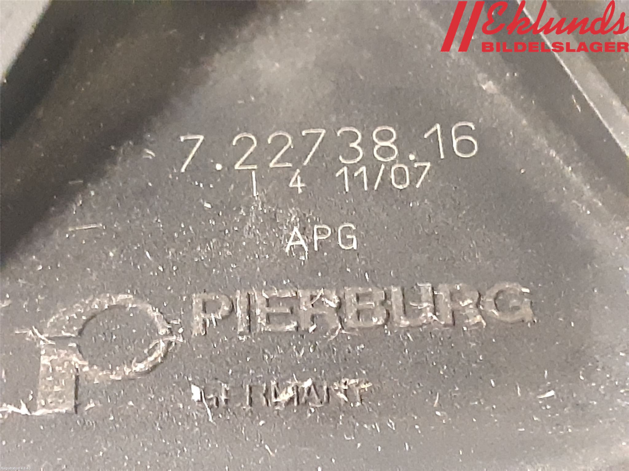 Volkswagen VW GOLF V 04-09 Luftpump-Avgasrening