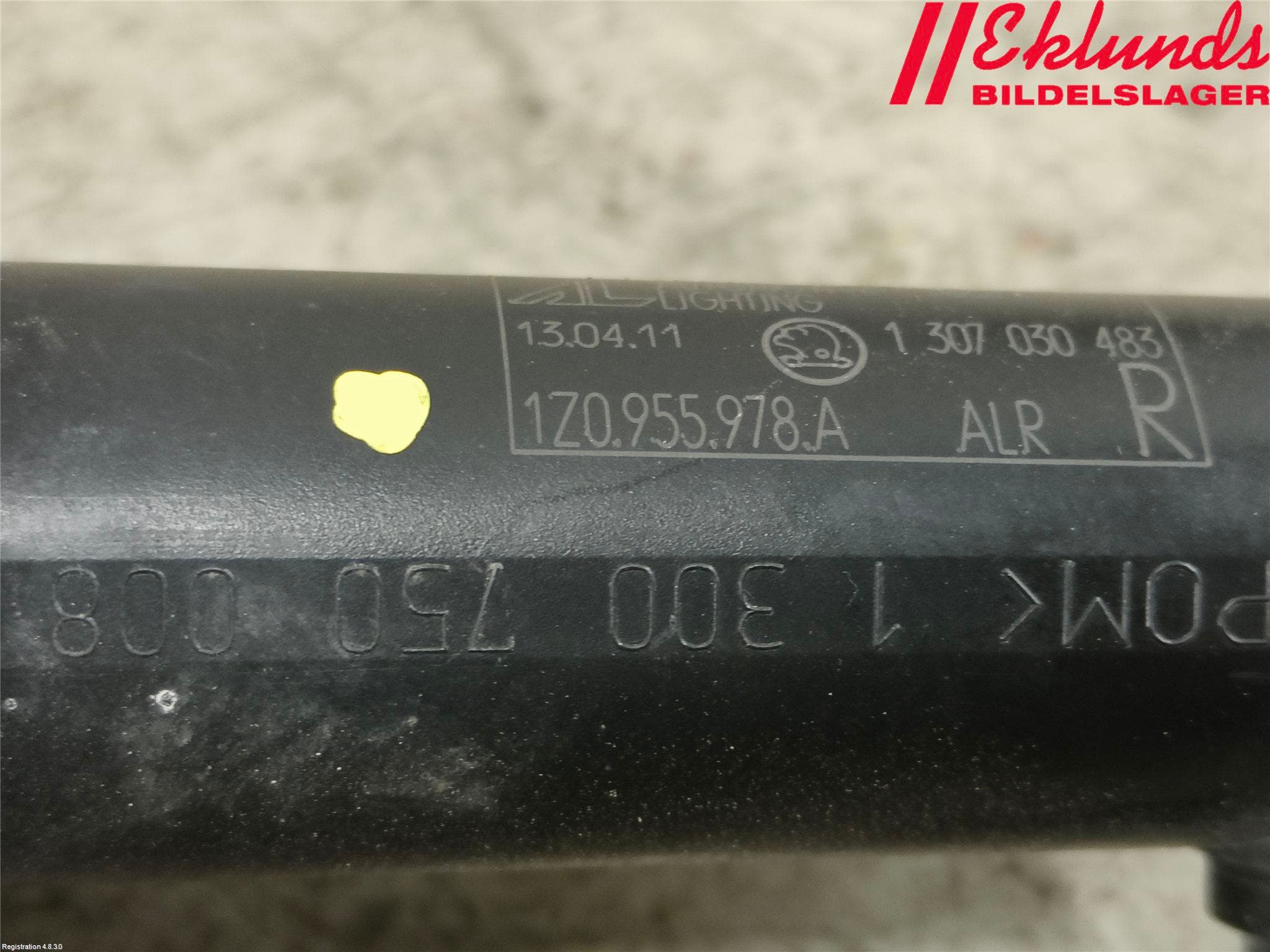 Skoda OCTAVIA (1Z) 05-13 Spolarmunstycke Strålkastare