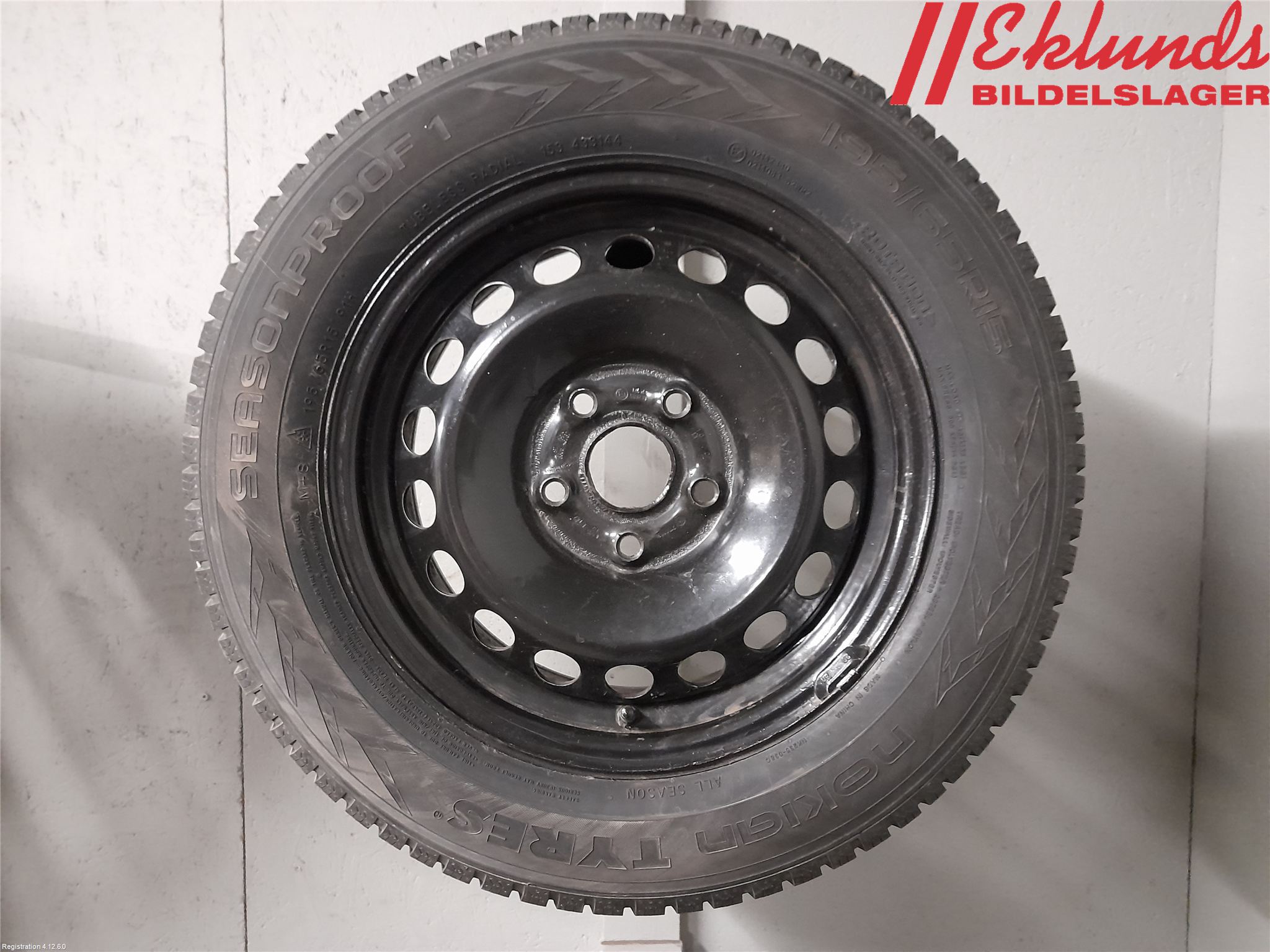 Volkswagen VW CADDY 16-20 Vinterdäck Plåtfälg 4St
