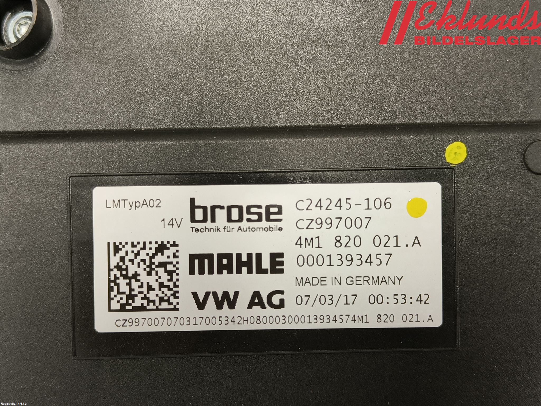 Audi A5 17- Värmefläkt