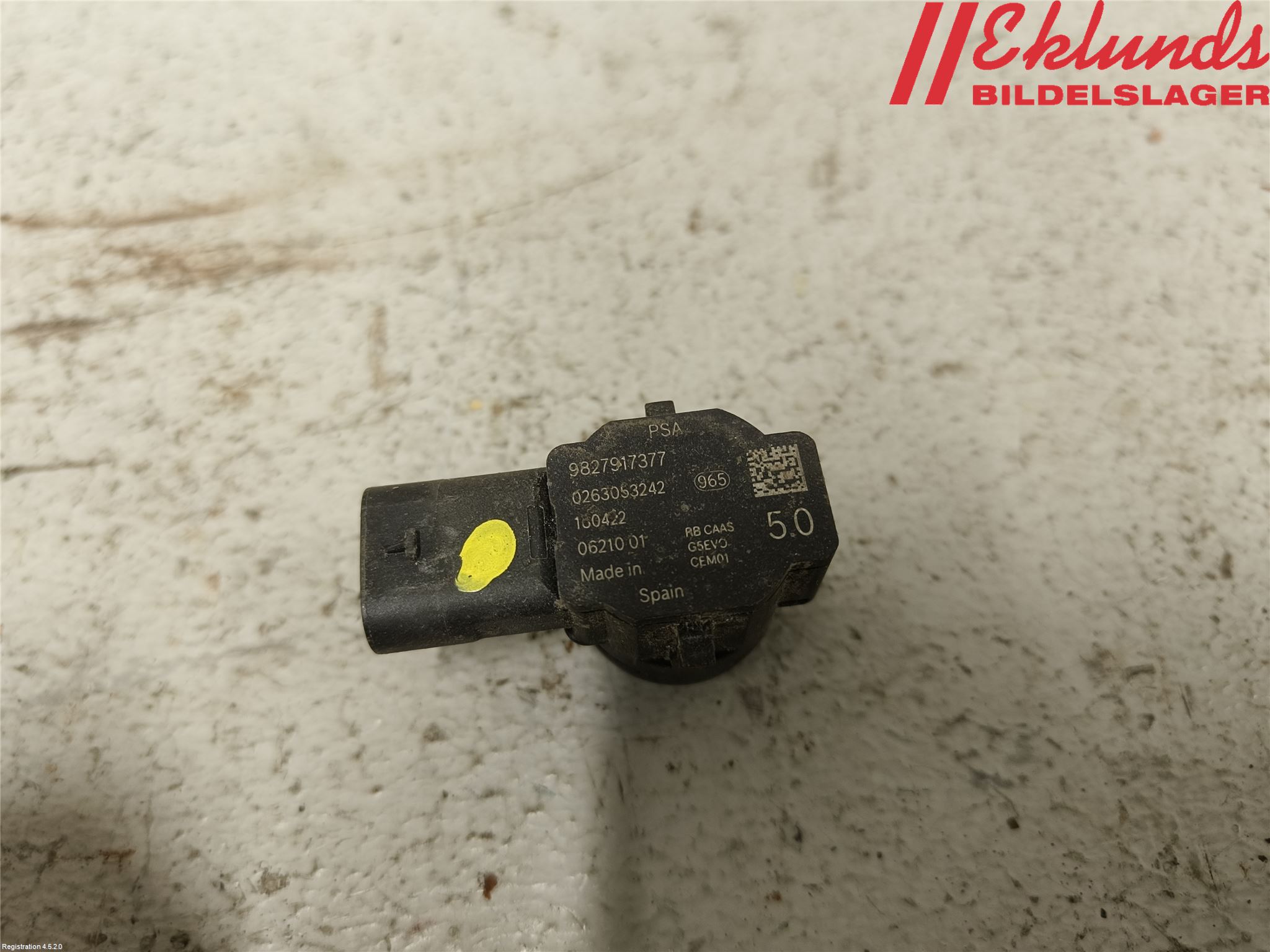 Peugeot 3008 17-24 Parkeringshjälp Backsensor