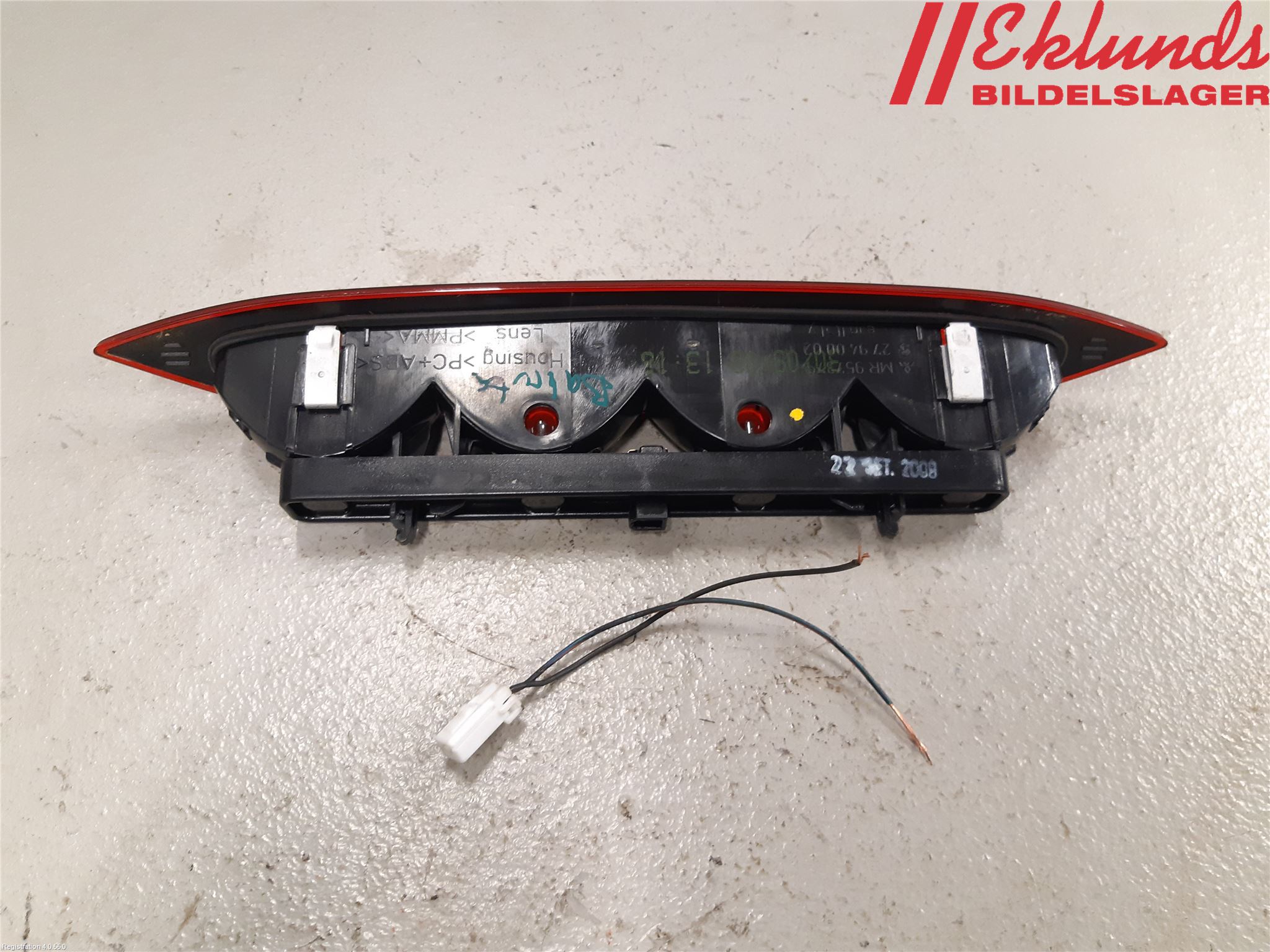 Mitsubishi COLT 09-13 Bromsljus Bakruta