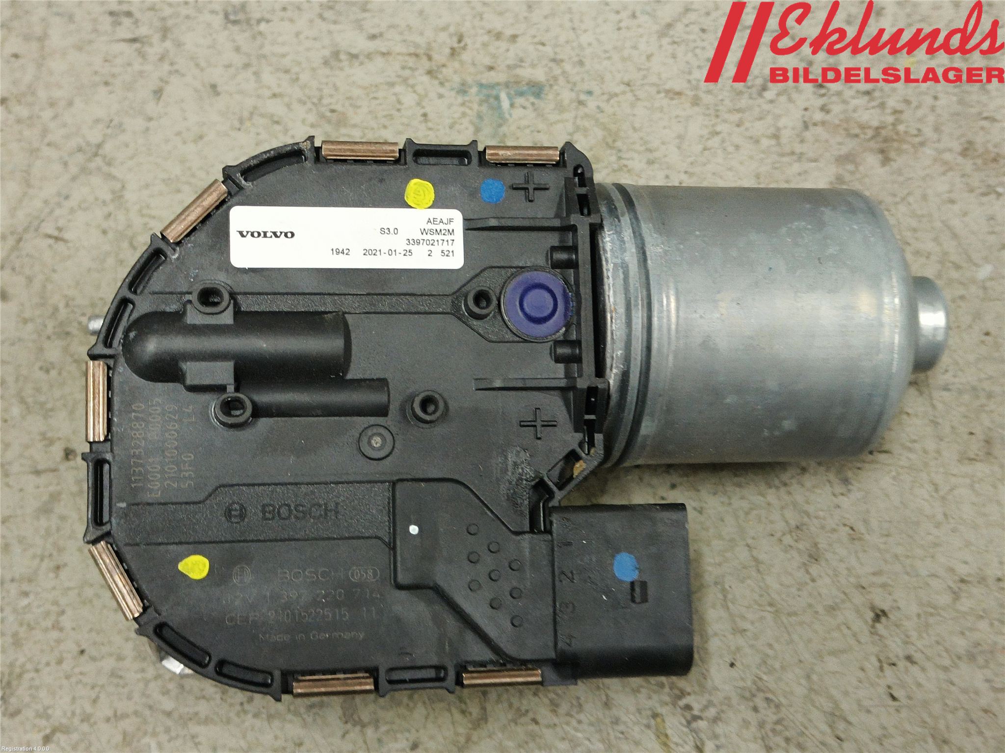 Volvo V90 17->> Torkarmotor Vindruta