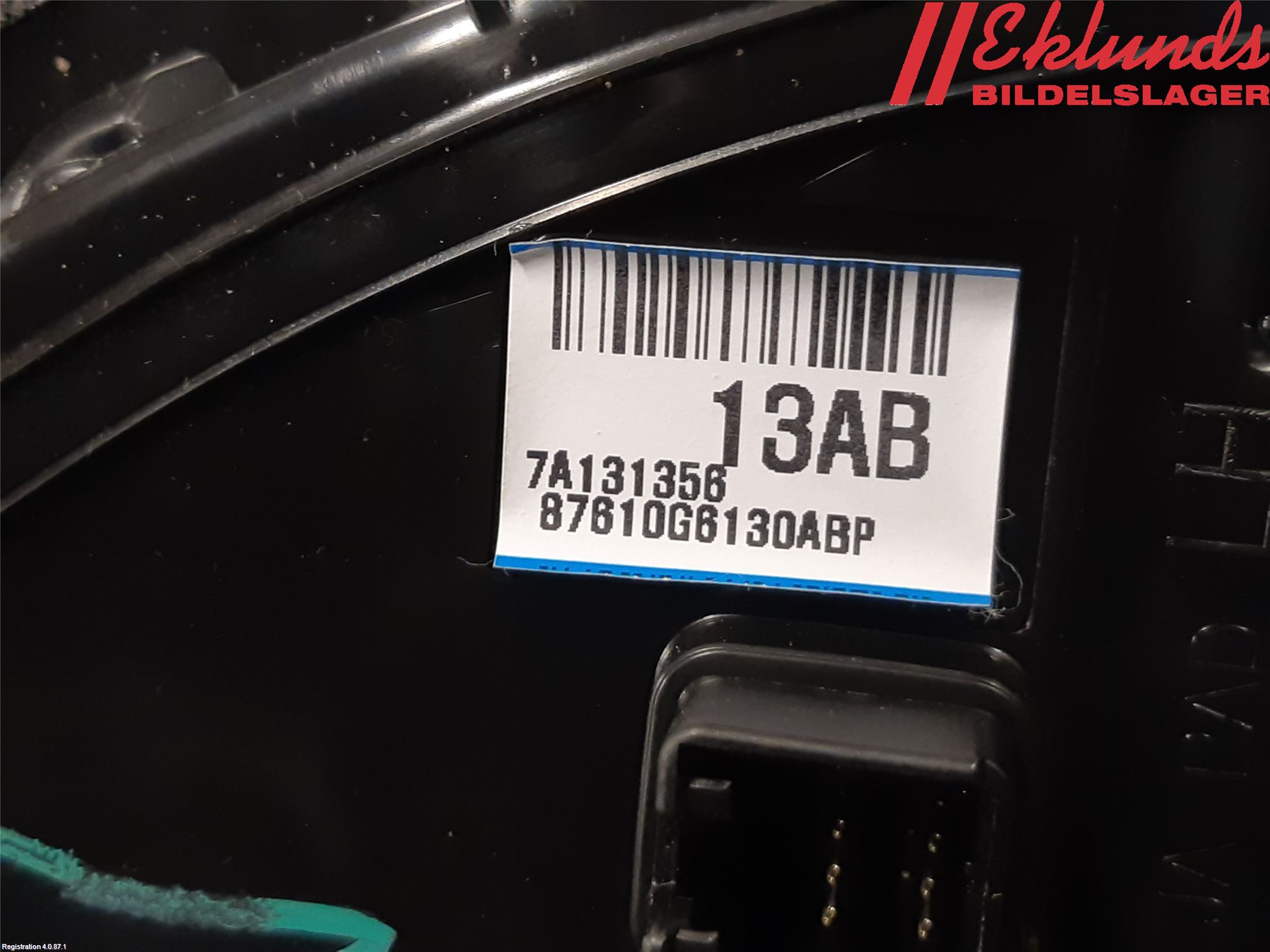 Kia PICANTO 17- Spegel Yttre El Vä