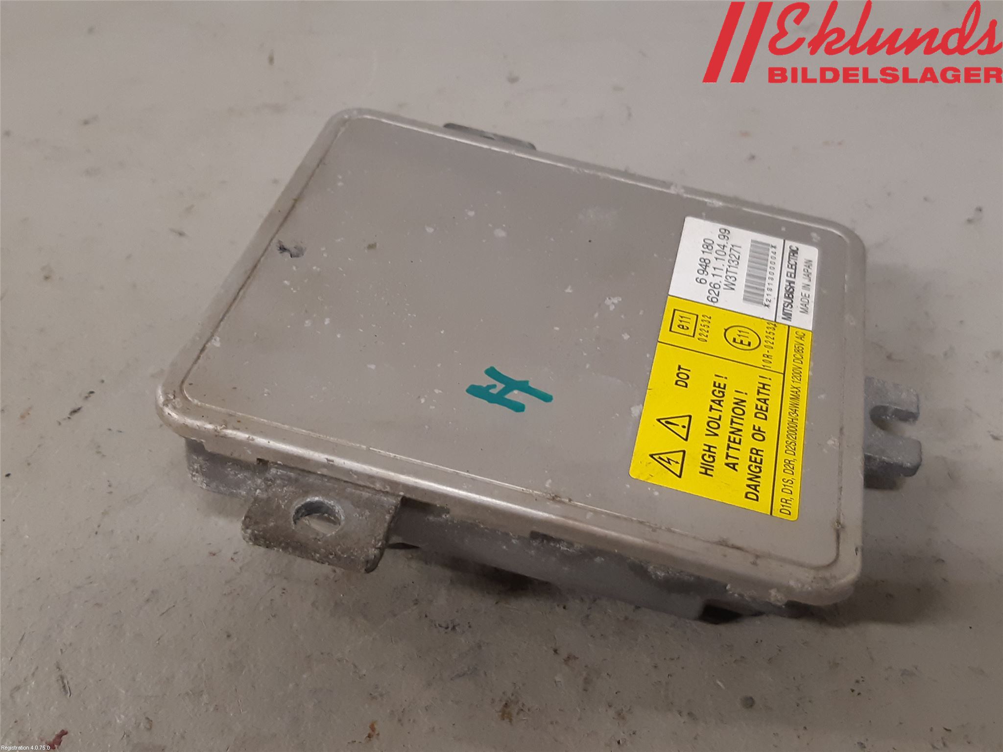 Volvo V70 08-13 Styrenhet Strålkastare