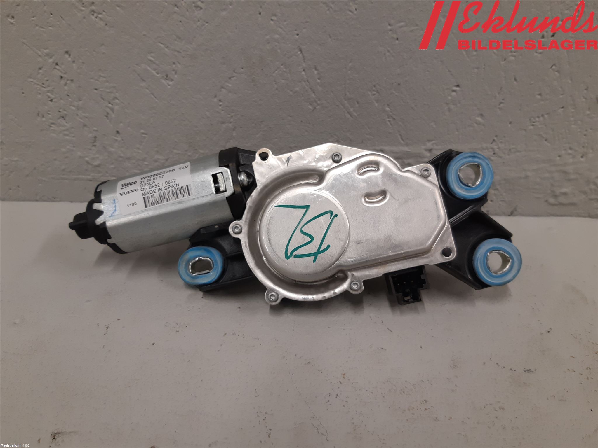 Volvo XC70 08-13 Torkarmotor Baklucka