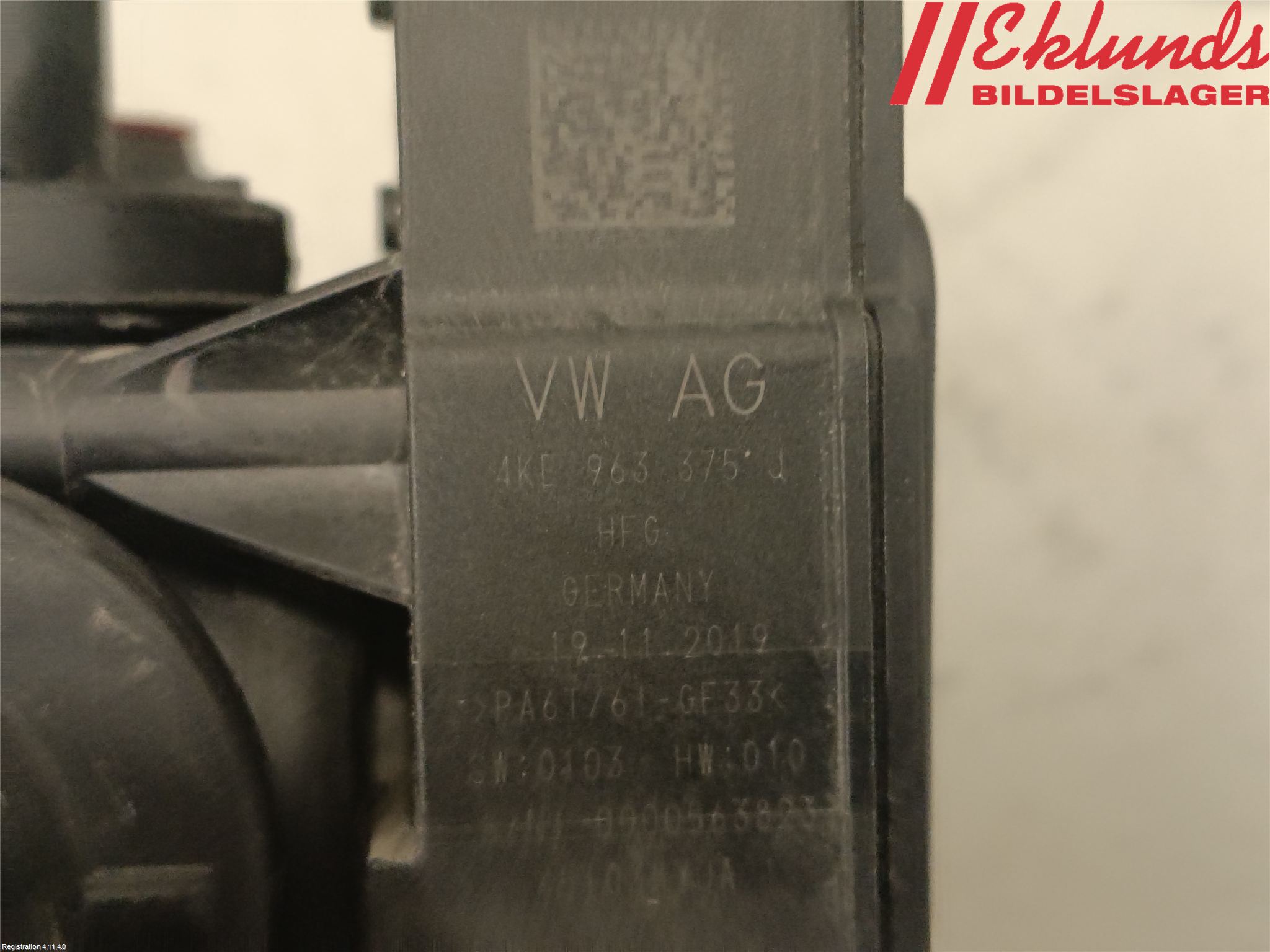 Audi E-TRON, S GE 19- Värme Cirkulationspump