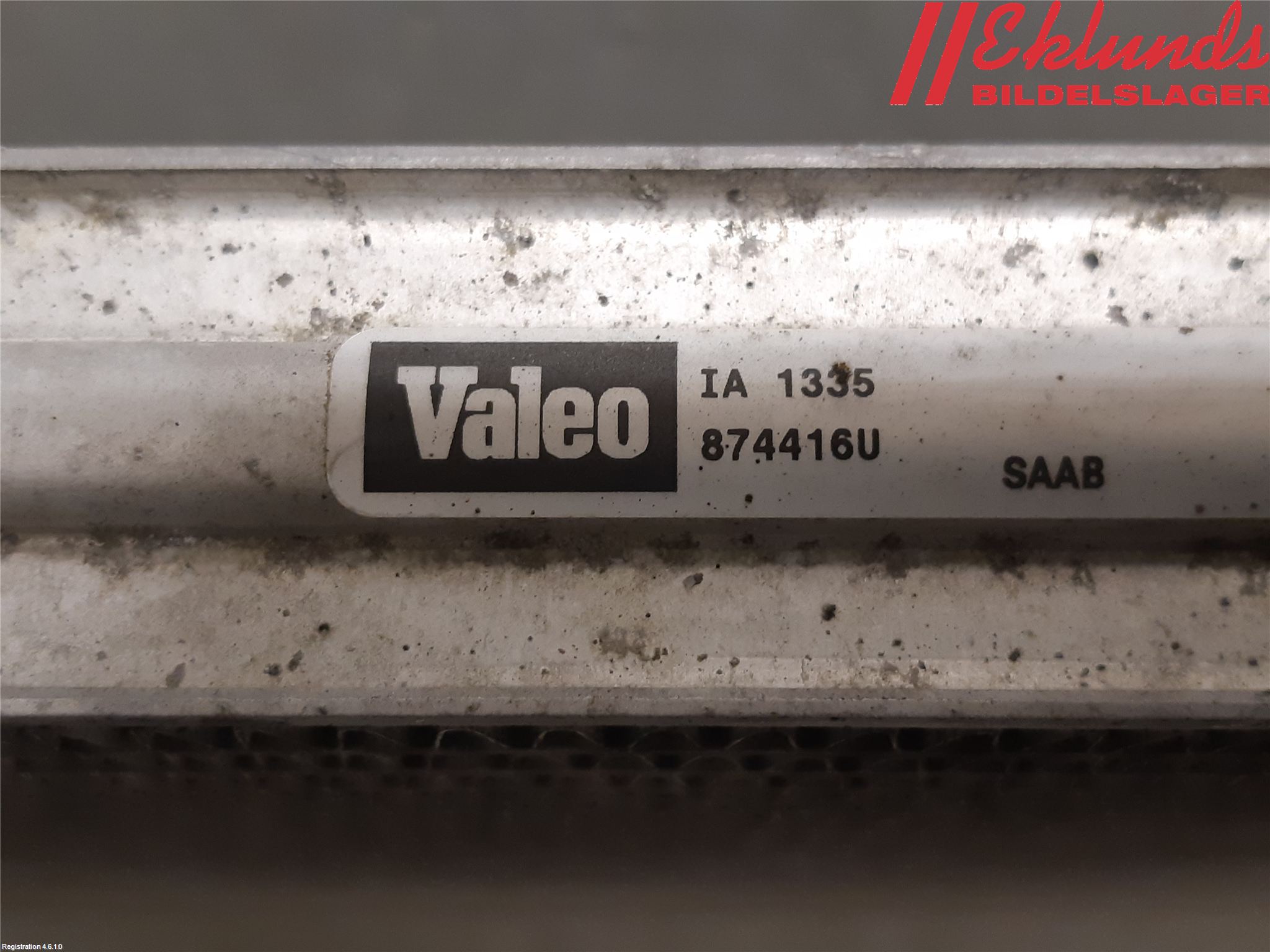 Saab 9-5     06-10 Laddluft-Intercooler Kyl