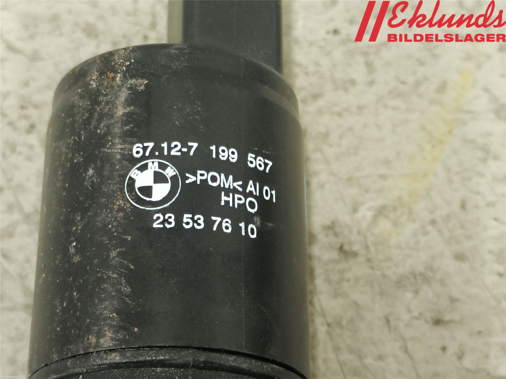 BMW 1 E87/81 5D/3D 03-11 Spolarpump Vindruta