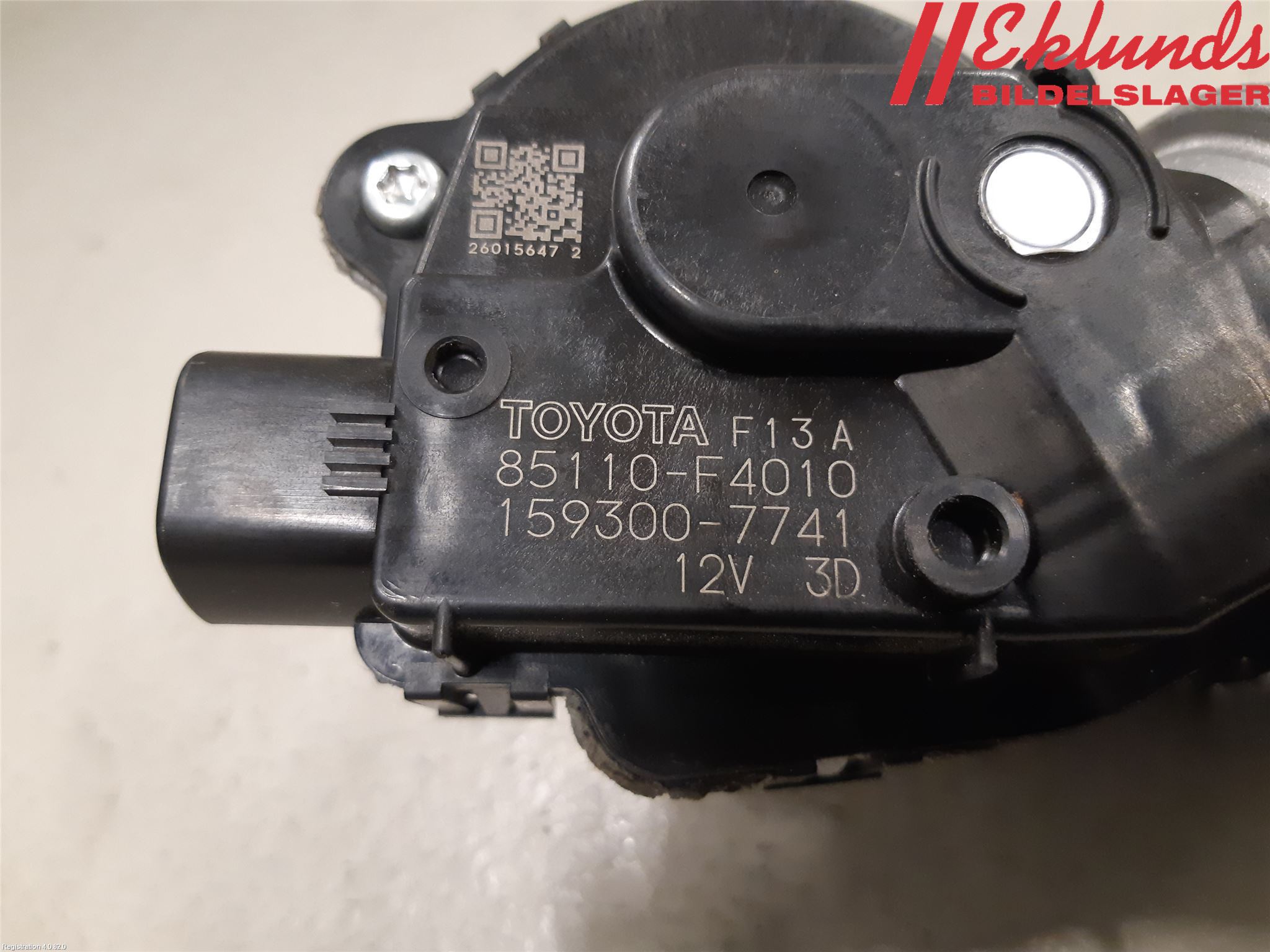Toyota C-HR 16-23 Torkarmotor Vindruta
