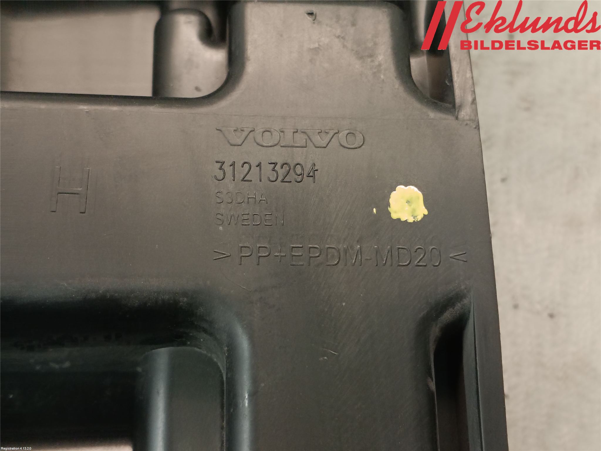 Volvo S80 07-13 Stötfångarfäste Bak Hö