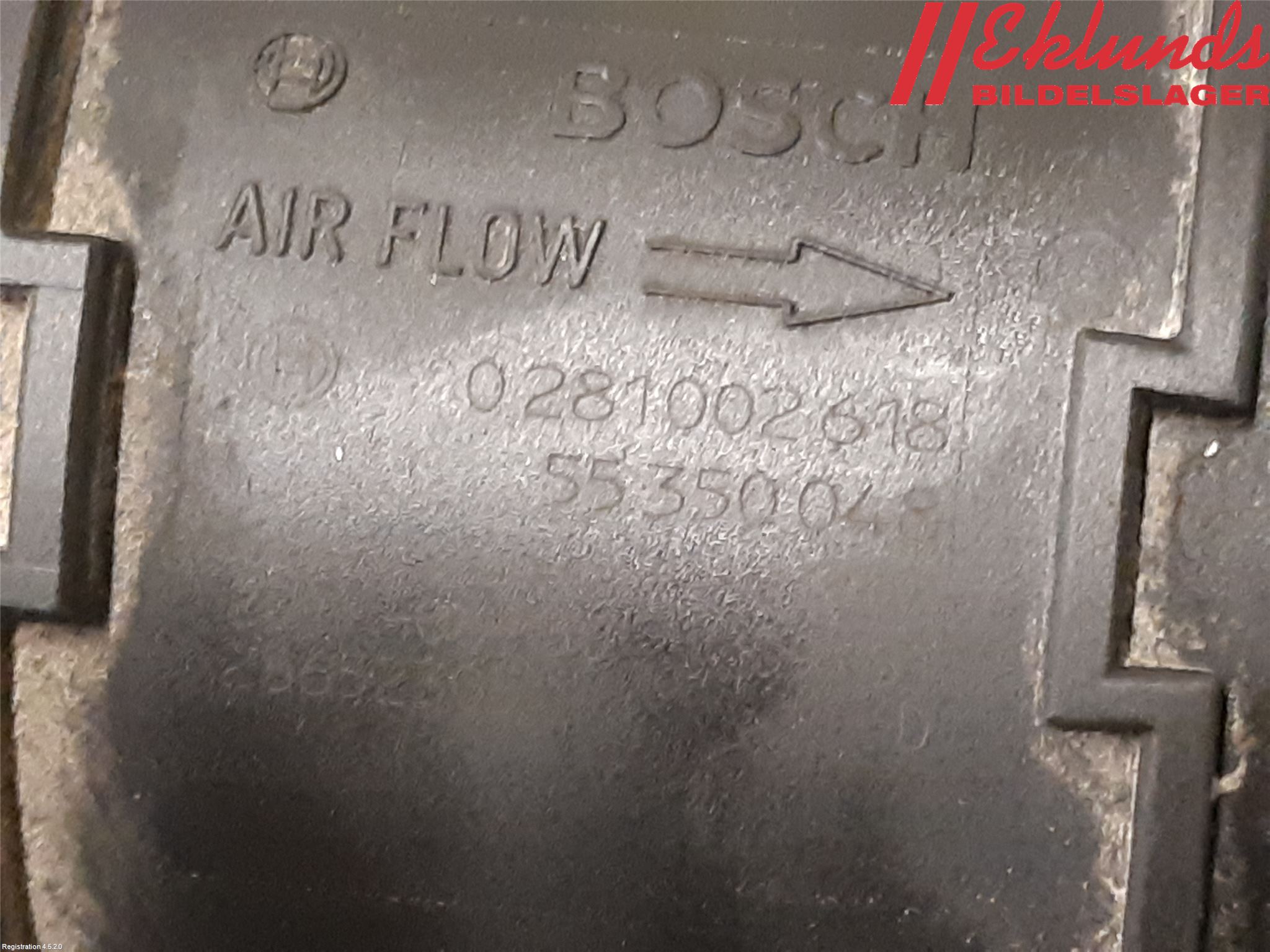 Opel COMBO 02-12 Injluftmassamätare