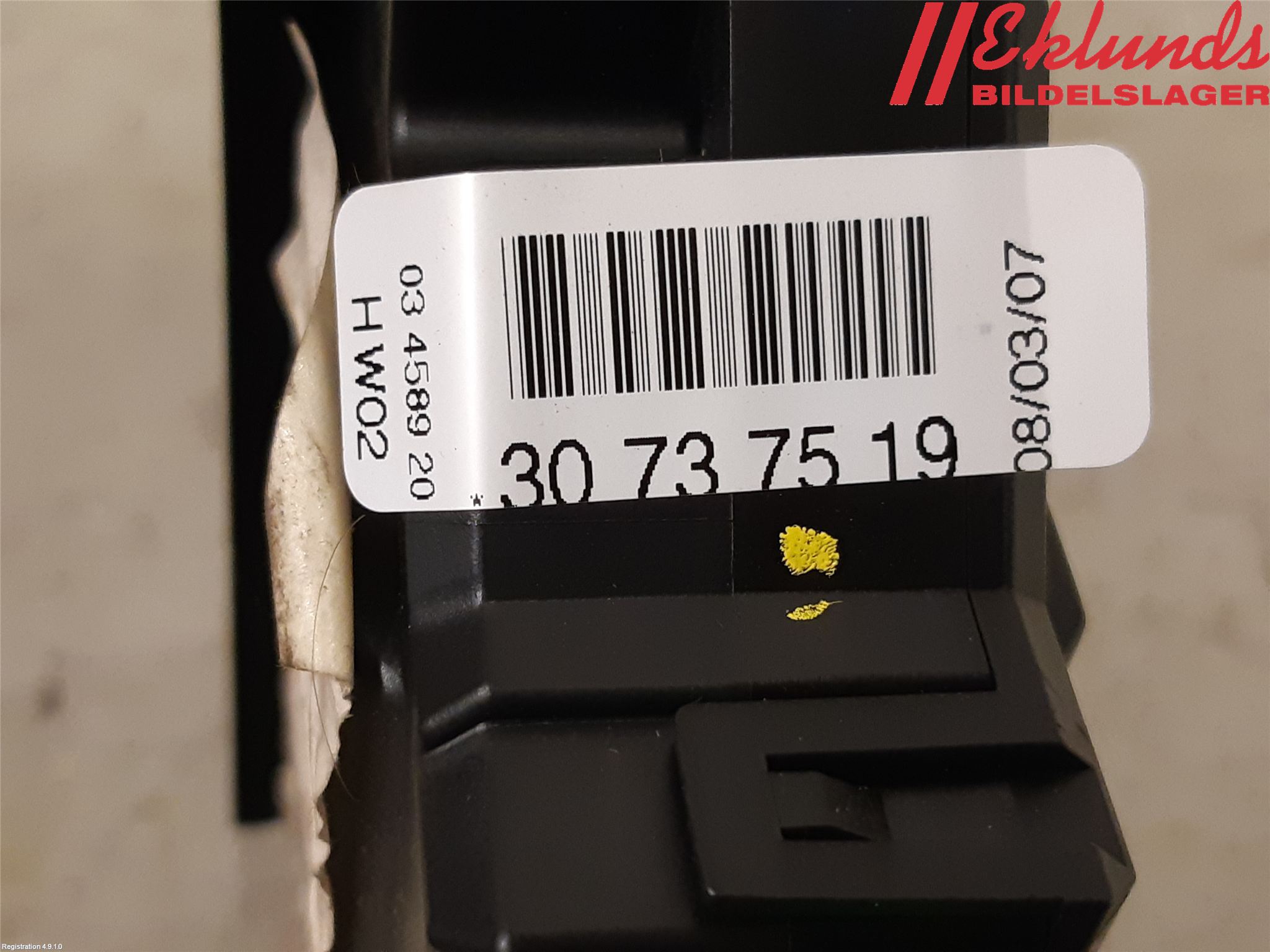 Volvo V70 05-08 Strömställare Elhiss