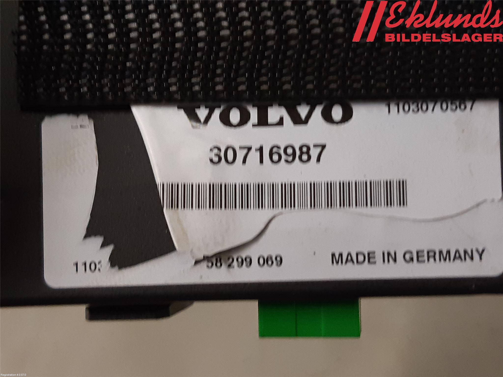 Volvo V70 08-13 Styrenhet Dragkrok