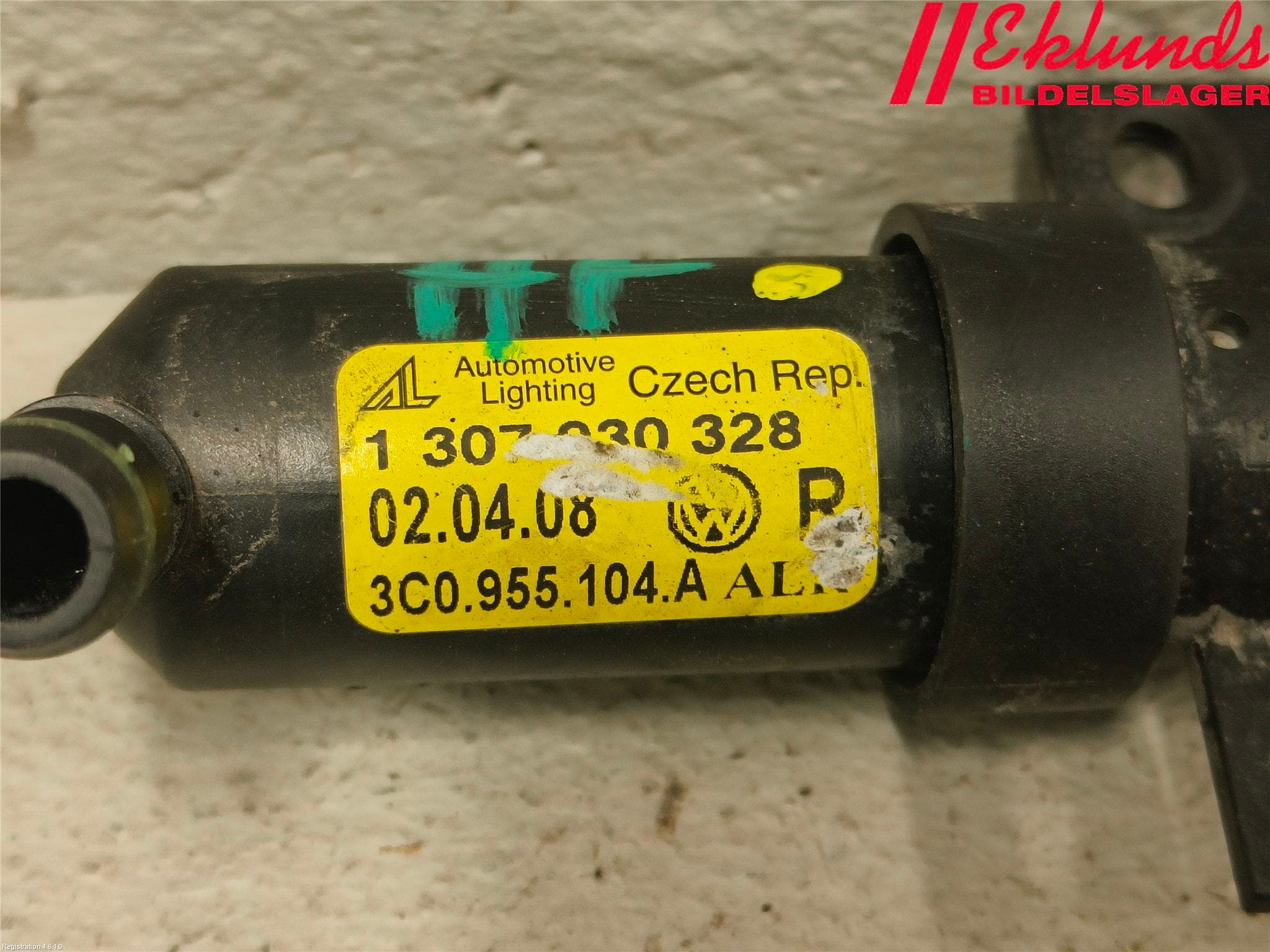 Volkswagen VW PASSAT 05-11 Spolarmunstycke Strålkastare