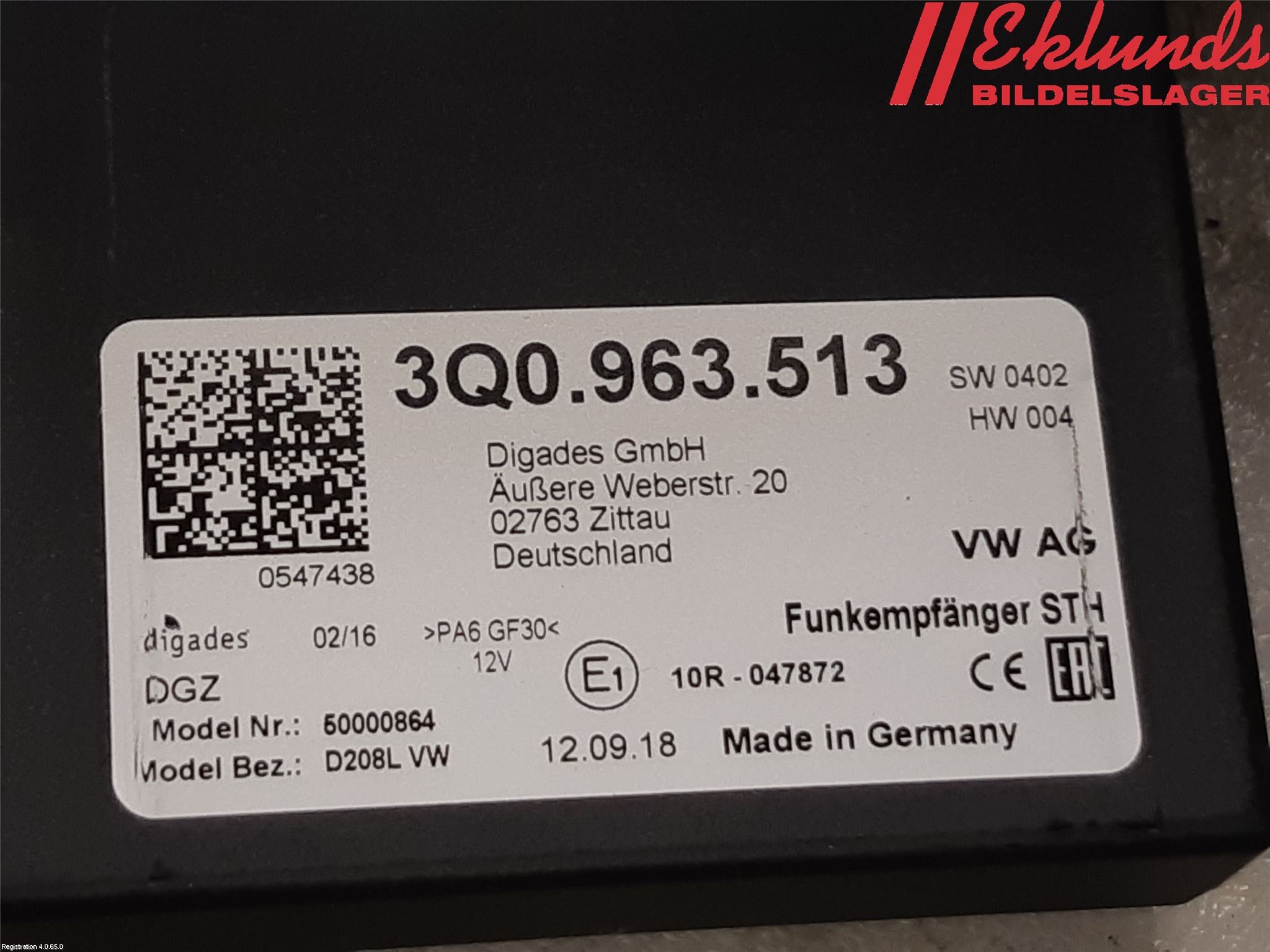 Skoda OCTAVIA (5E) 13-20 Styrenhet Bensin-Dieselvärmare