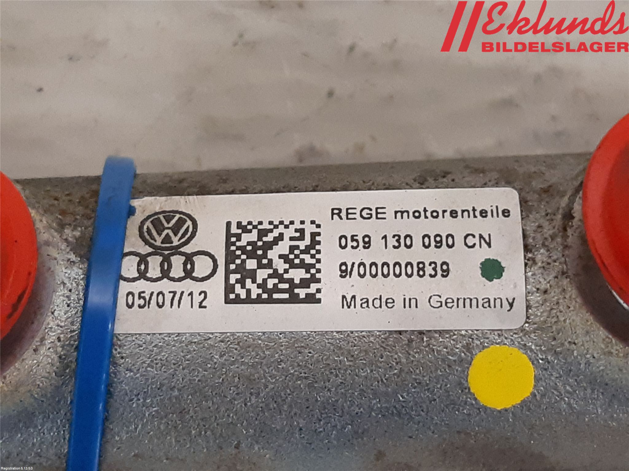 Audi A6 ALLROAD 12-18 Injbränslefördelare