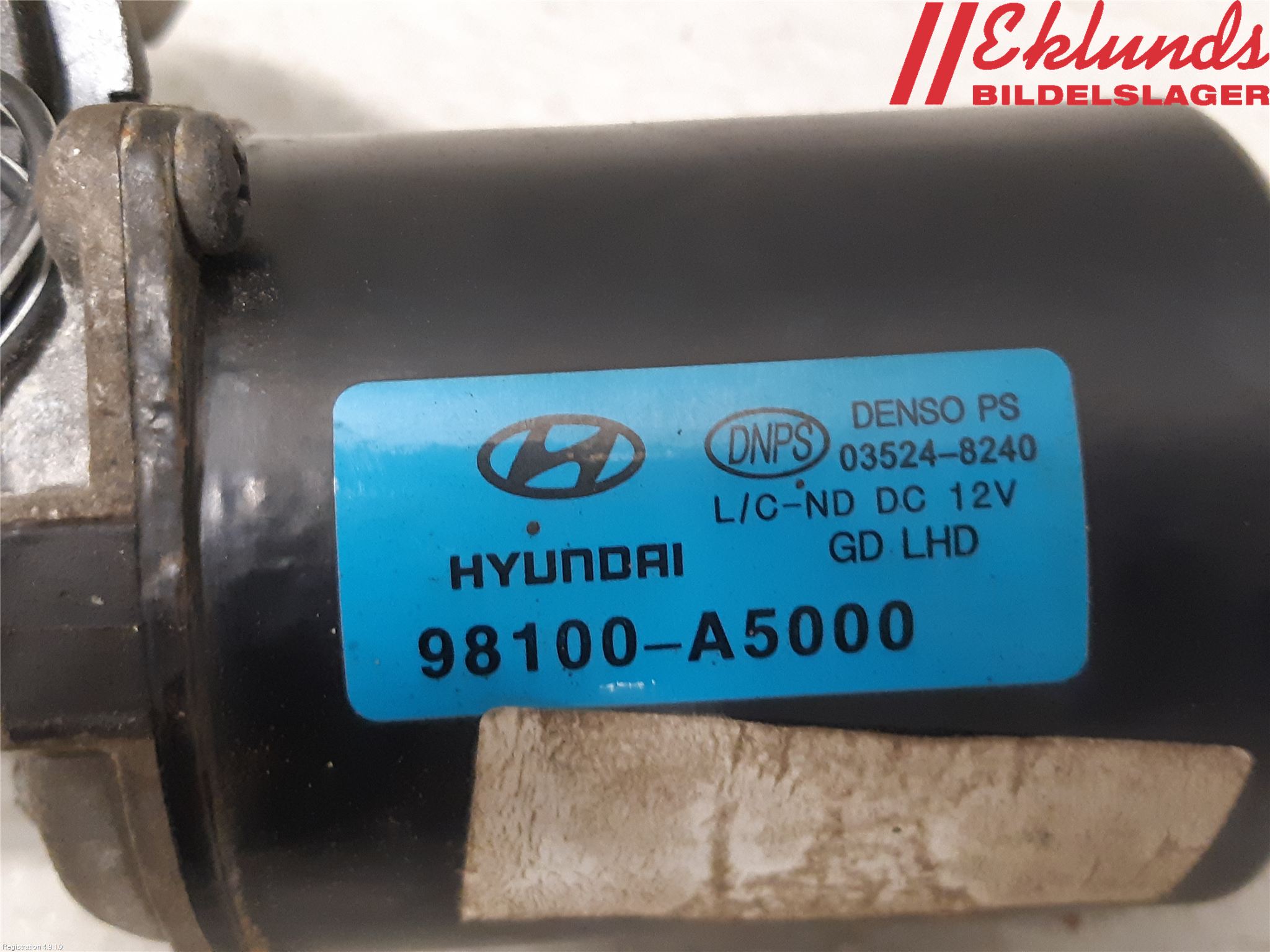 Hyundai i30 GD 13-17 Torkarmotor Vindruta