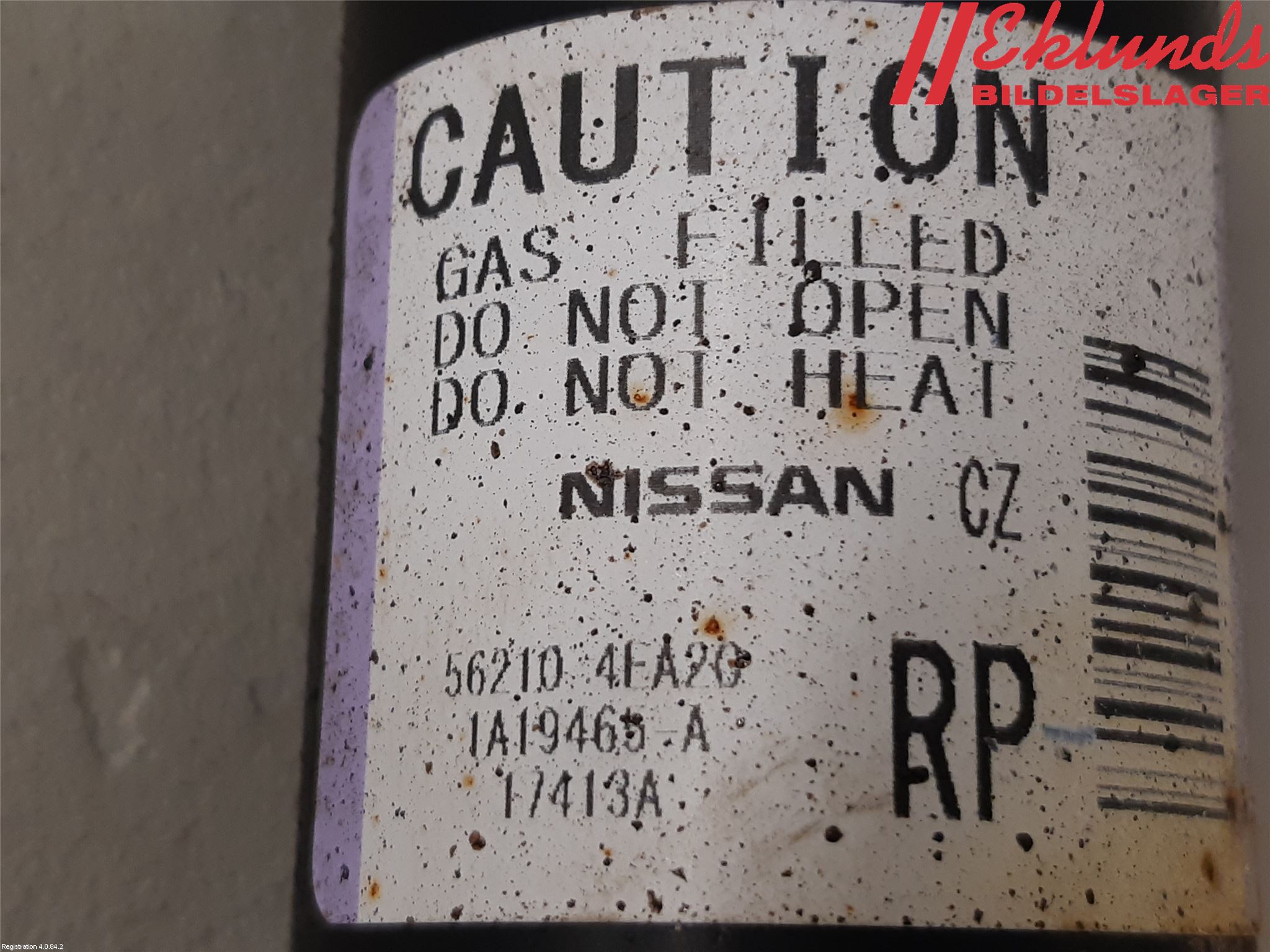 Nissan QASHQAI 14-17 Stötdämpare Bak