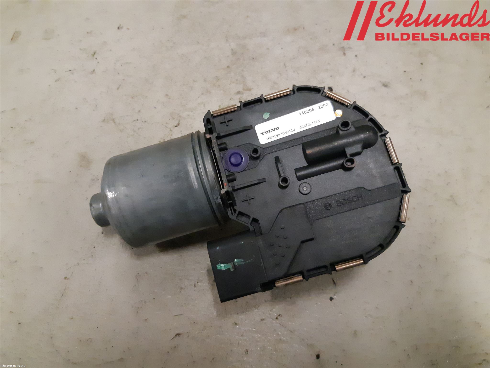 Volvo V60 14-18 Torkarmotor Vindruta