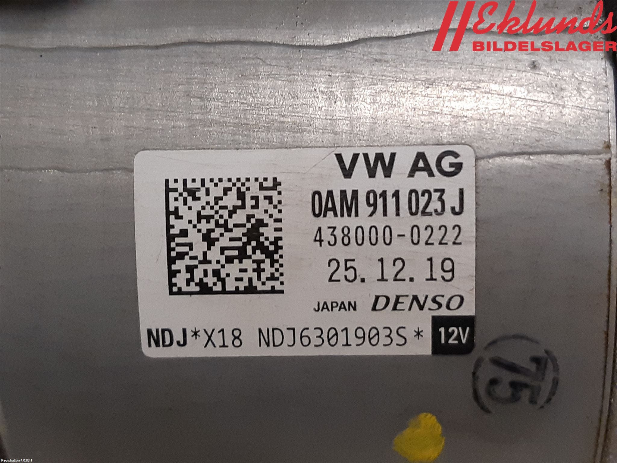 Skoda KAROQ 18- Startmotor Diesel