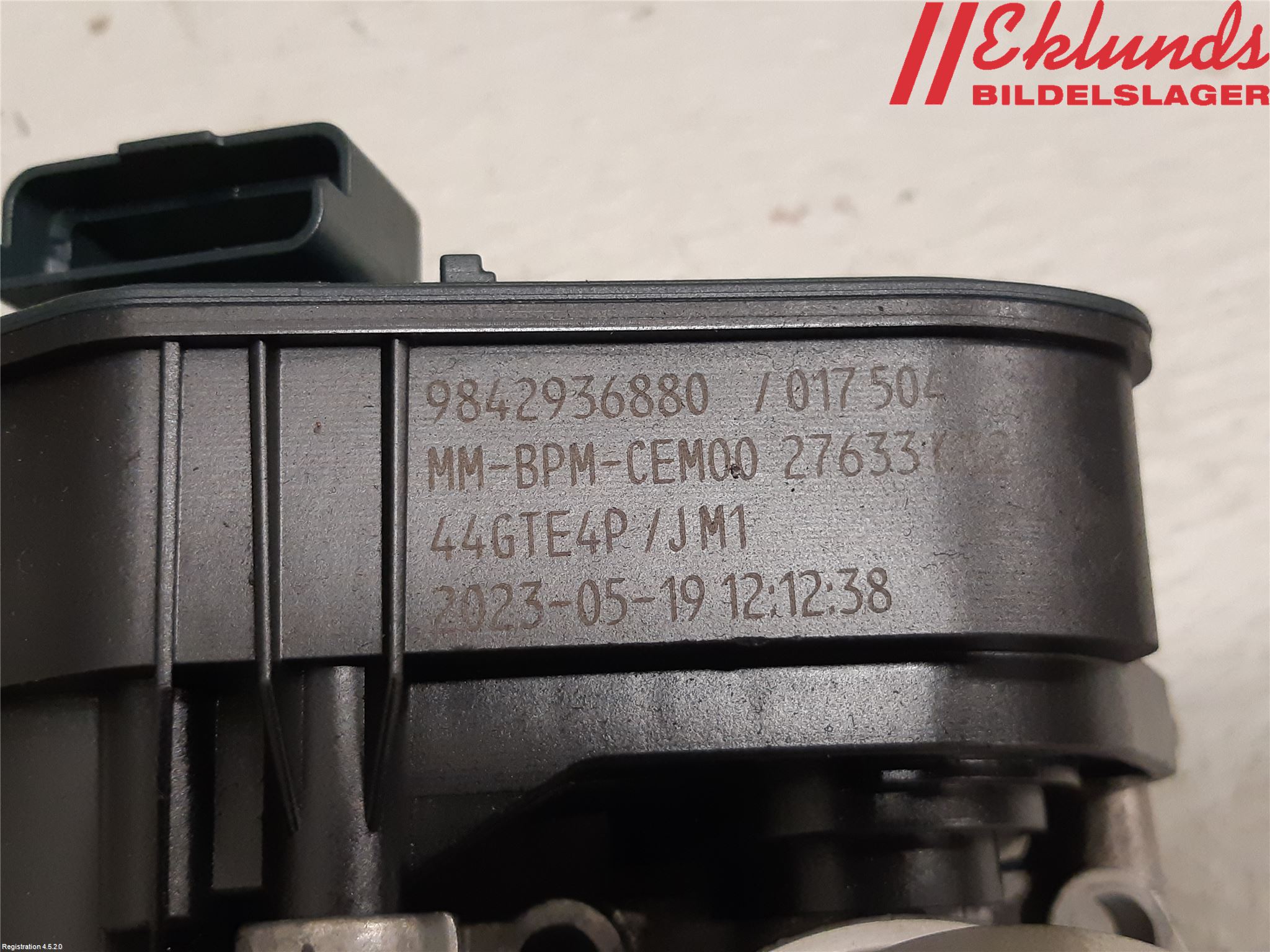 Peugeot 2008/E-2008 20- Injspjällhus