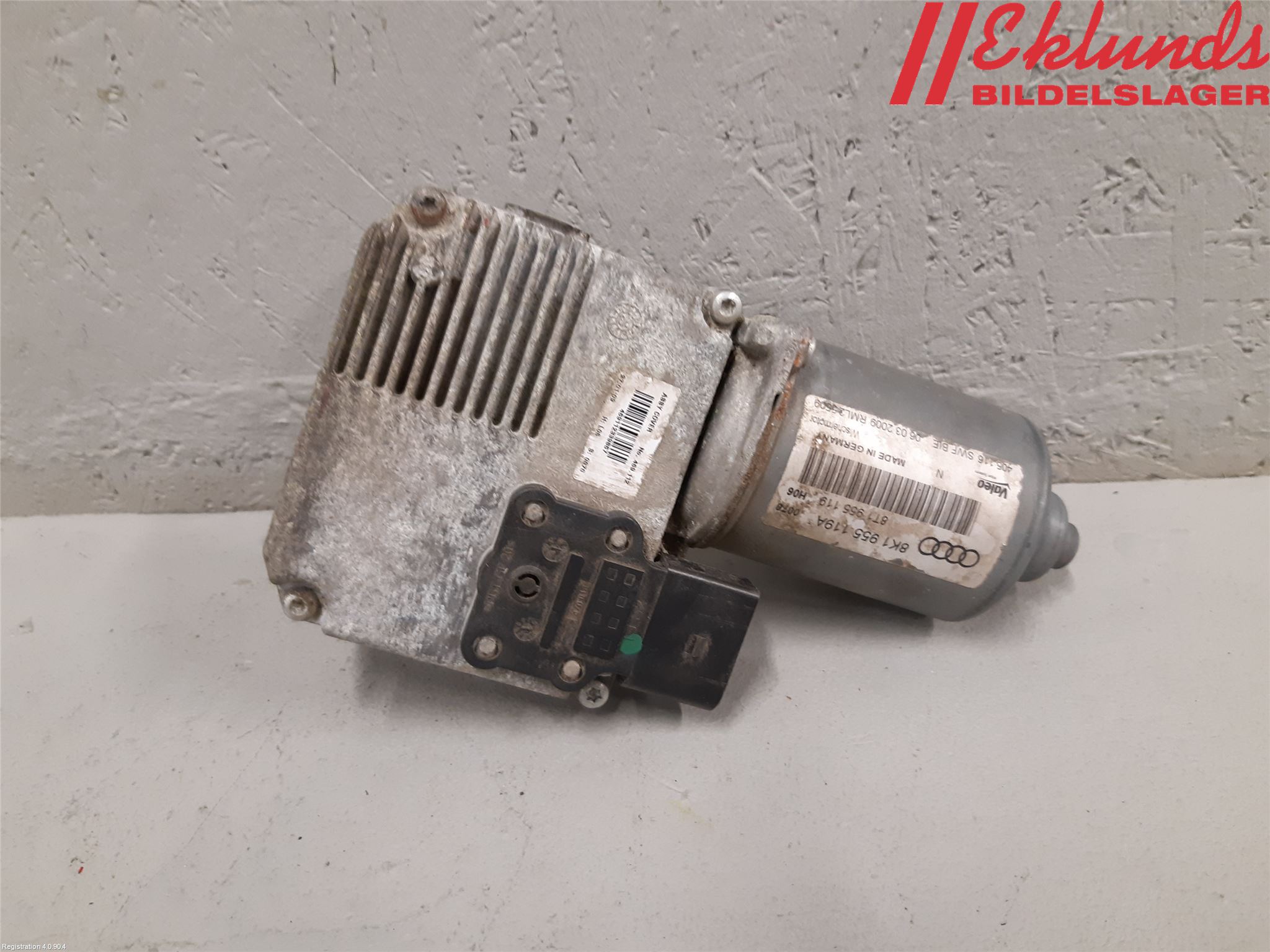 Audi A4/S4 08-11 Torkarmotor Vindruta