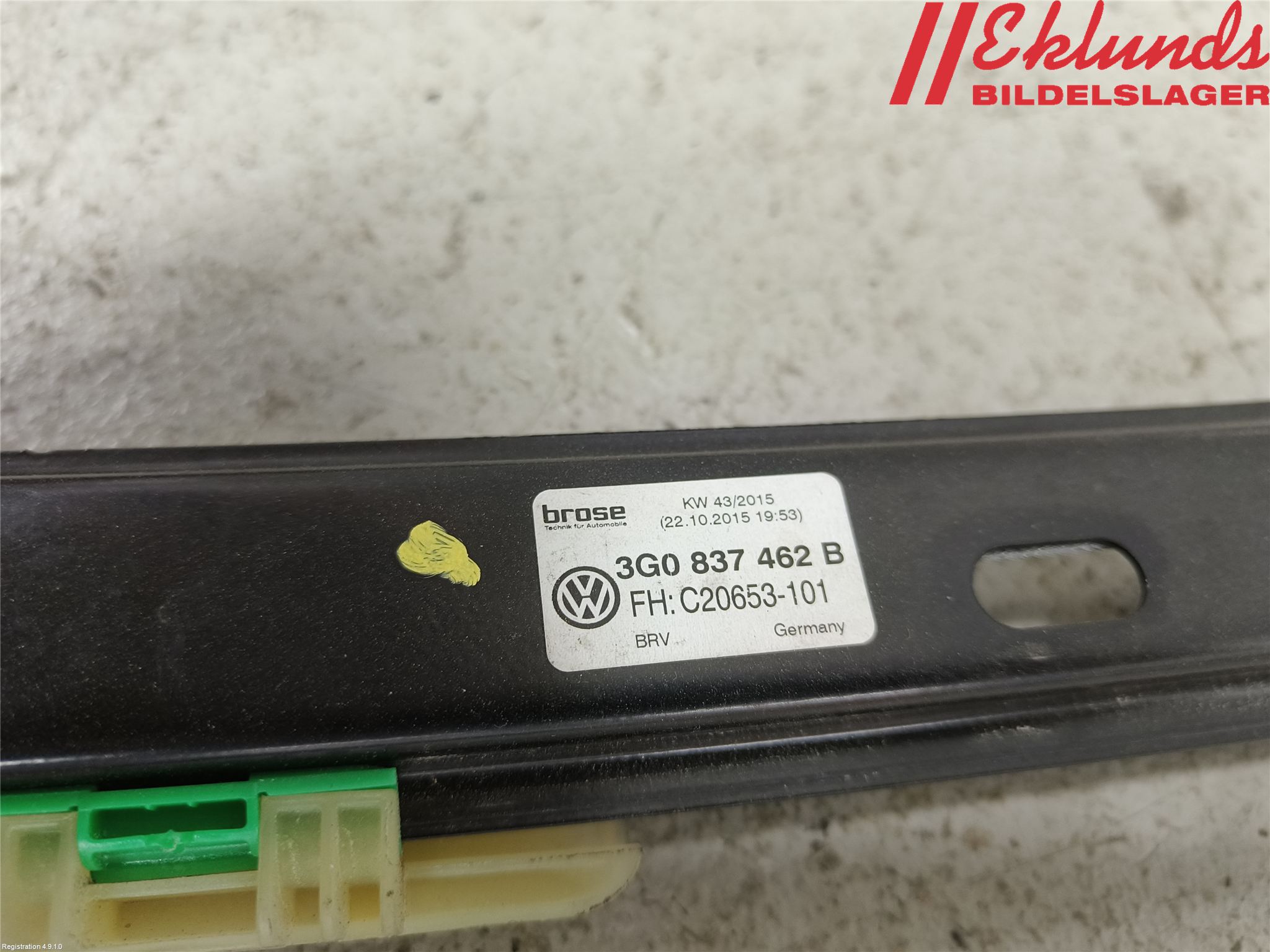 Volkswagen VW PASSAT 15-19 Fönsterhiss El Kompl