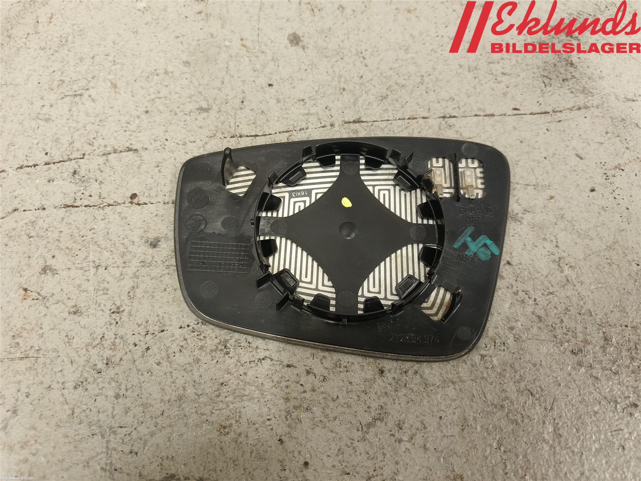 Skoda FABIA 15-21 Spegelglas Hö