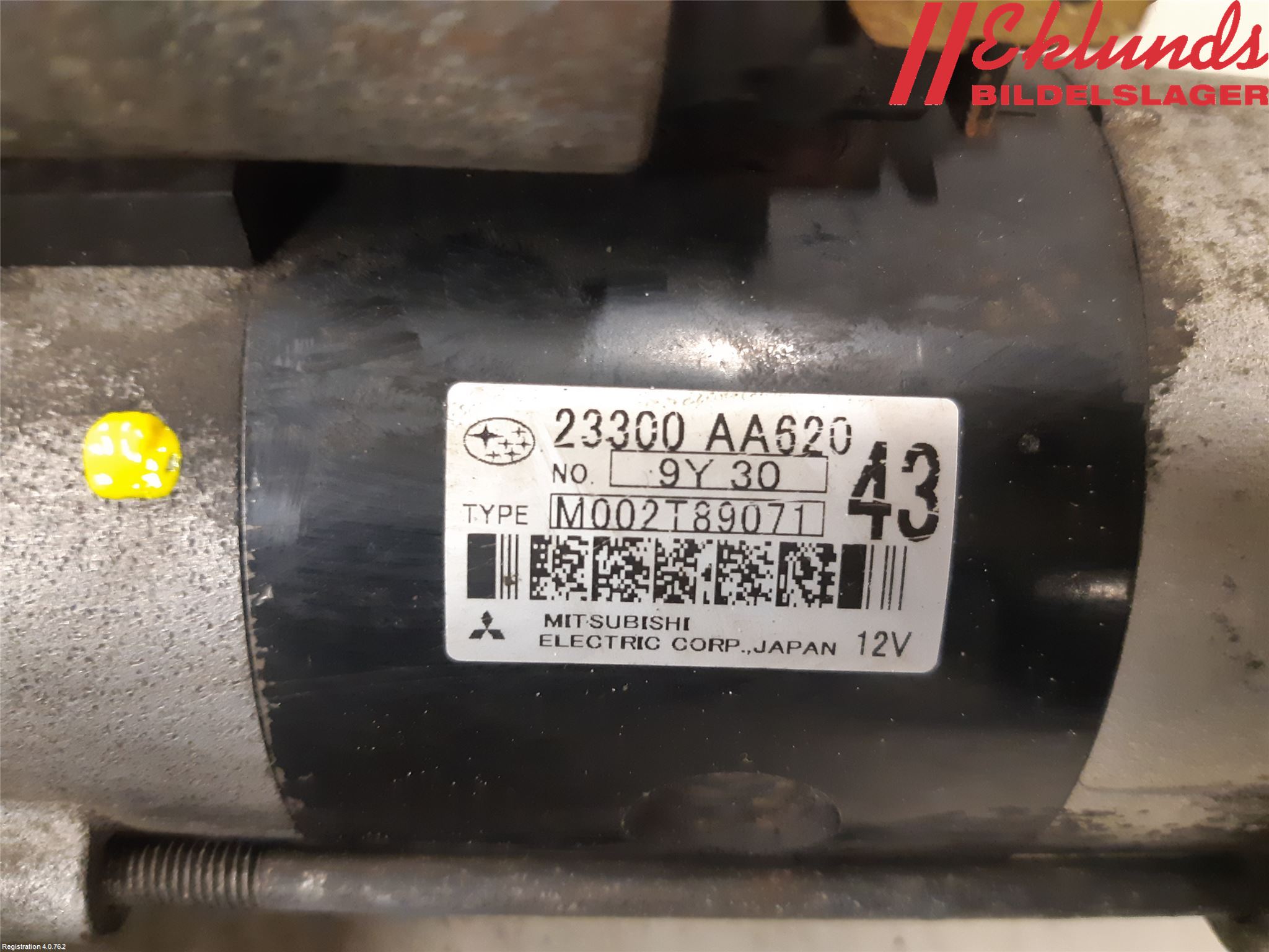 Subaru OUTBACK 10-15 Startmotor Diesel