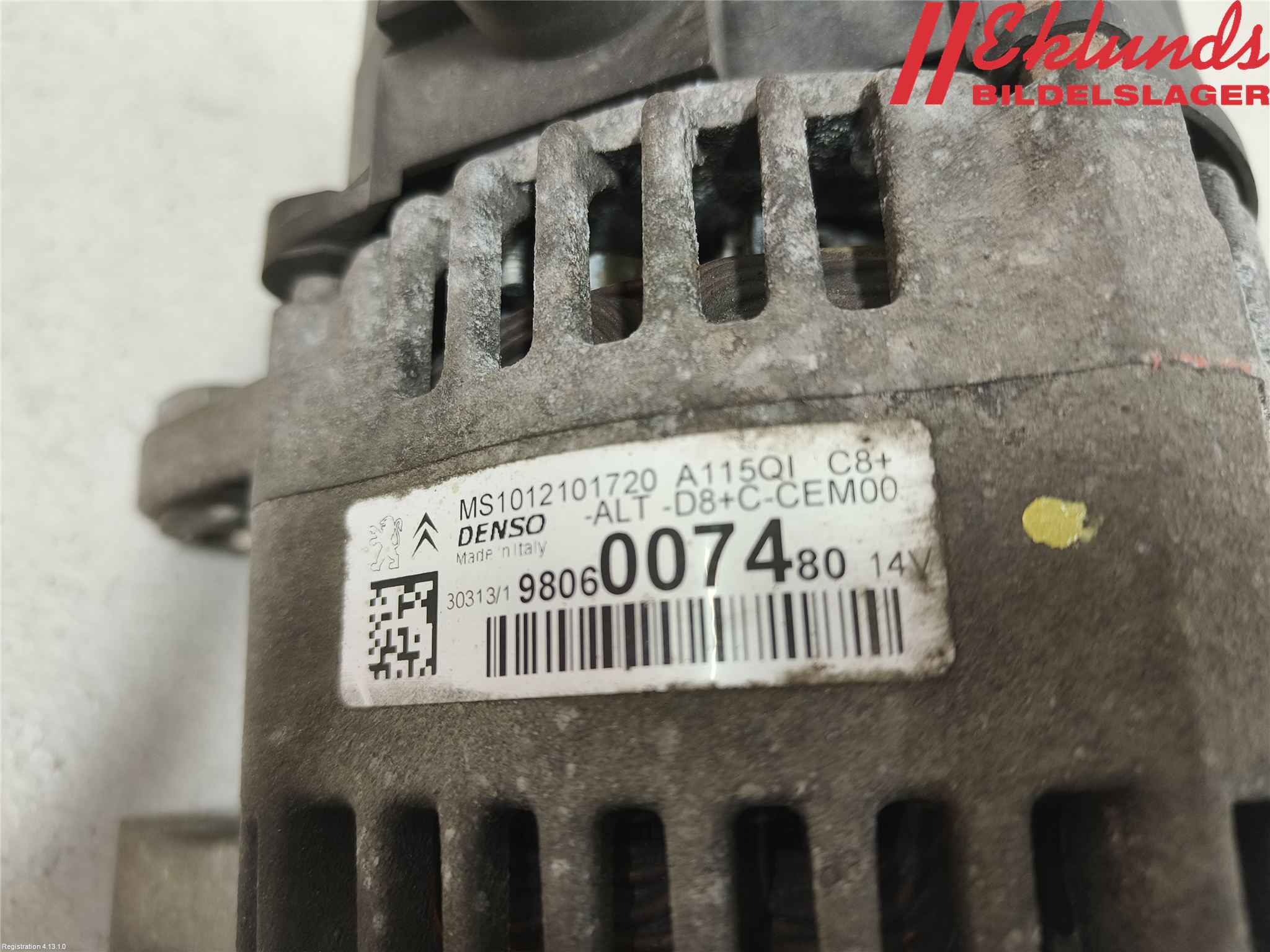 Peugeot 208 12-15 Generator