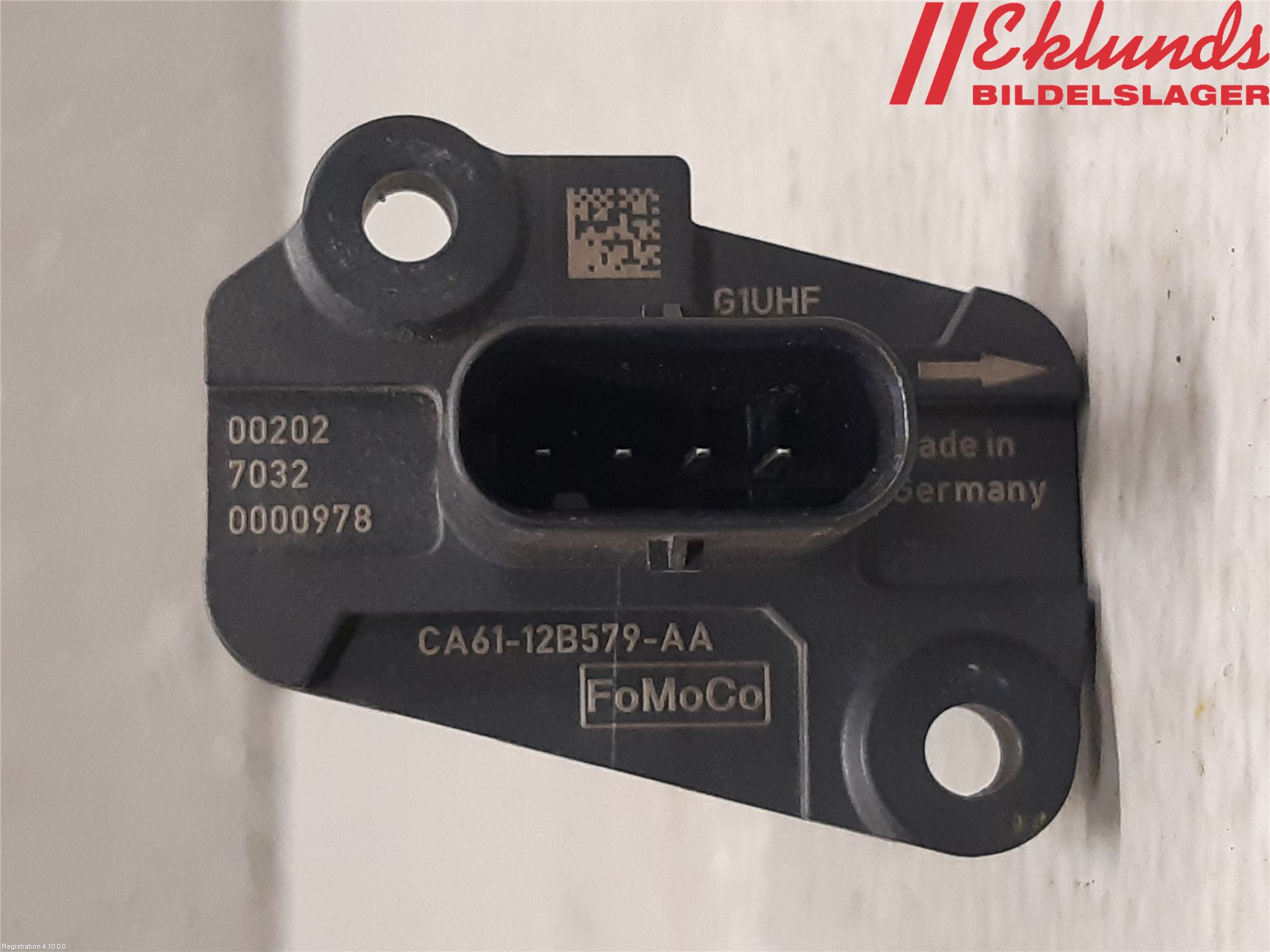 Ford TRANSIT SKÅP/BUSS 14-22 Injluftmassamätare